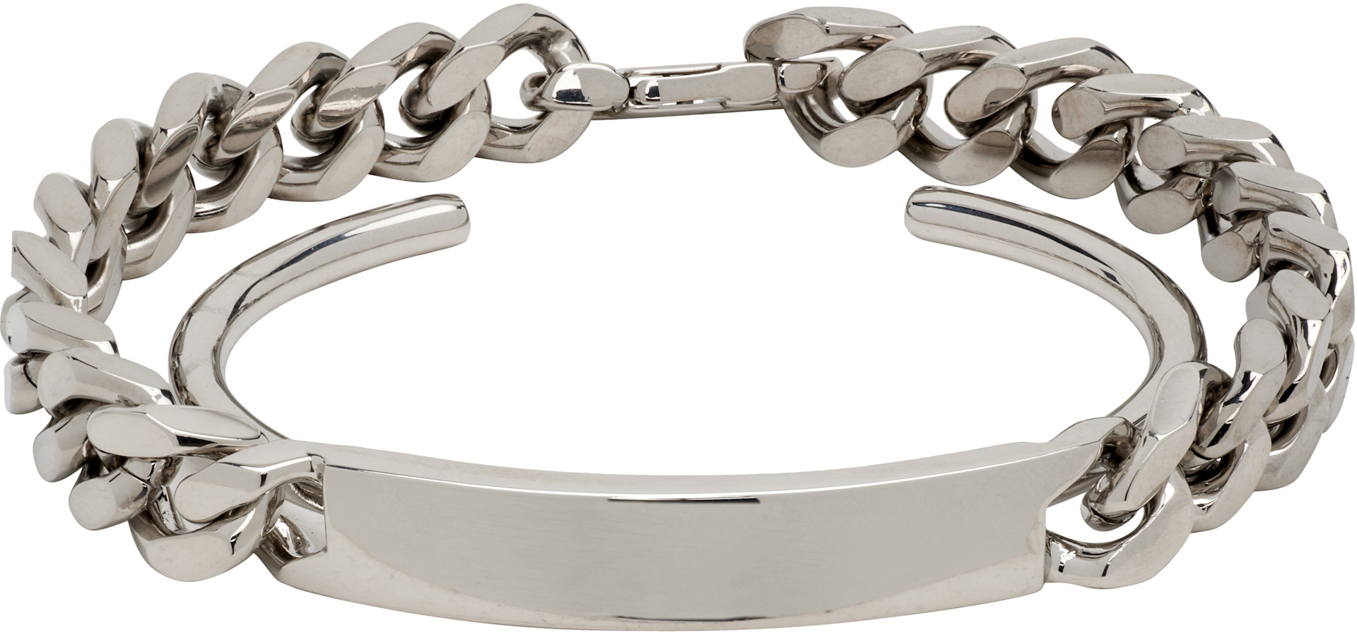 mm6 Maison Margiela シルバーチェーンブレスレット MM6 Maison Margiela: Chain Bracelet | SSENSE