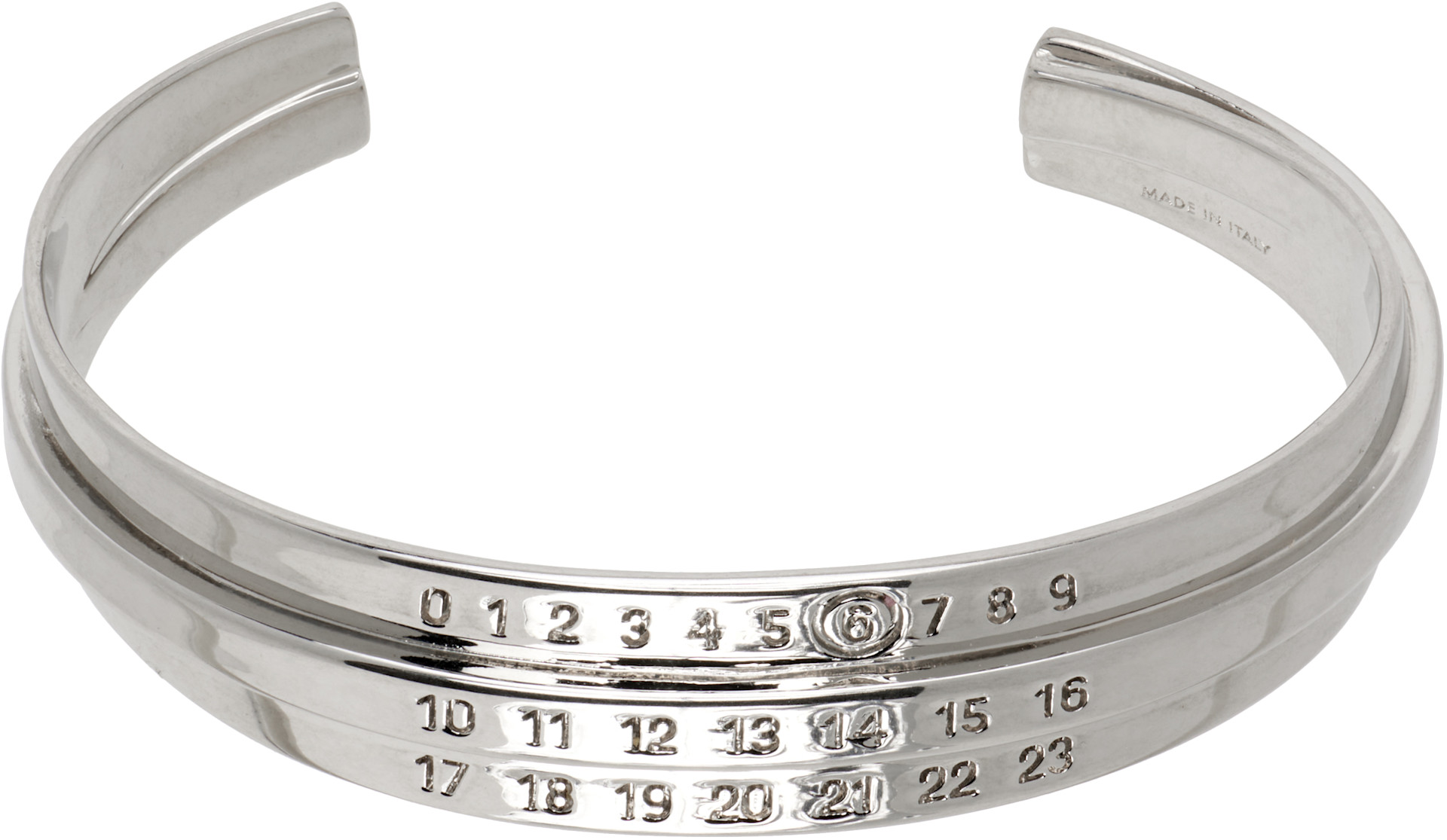【最終値下げ】MM6 MAISON MARGIELA ブレスレット MM6 Maison Margiela: ロゴ ブレスレット | SSENSE 日本