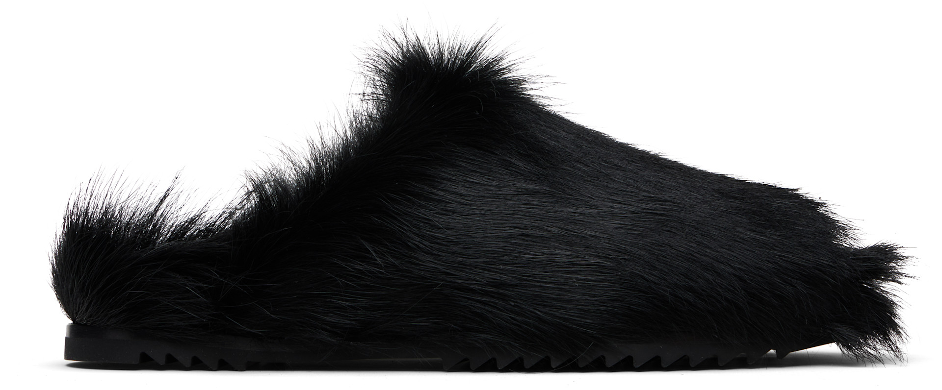 Rick Owens: Black Pillow Granola Sandals | SSENSE