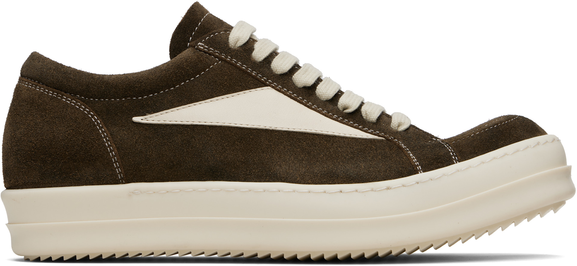 Rick Owens: Brown Concordians Vintage Sneaks Sneakers | SSENSE