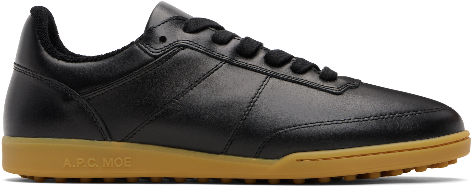 A.P.C.: Black Moe Sneakers | SSENSE