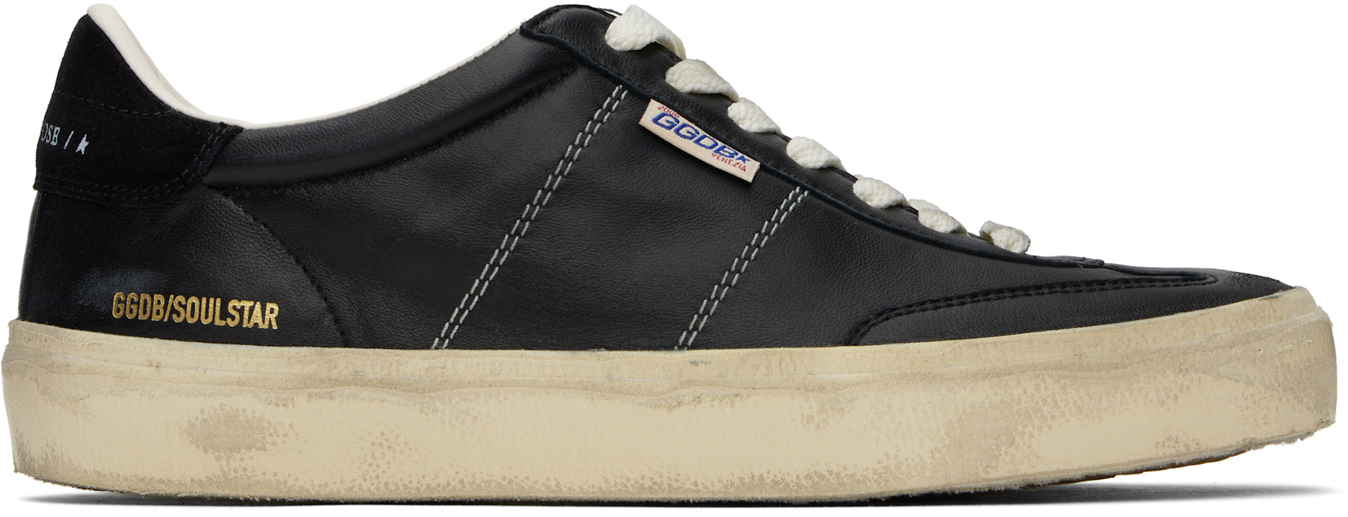 Golden Goose: Black Soul Star Sneakers | SSENSE