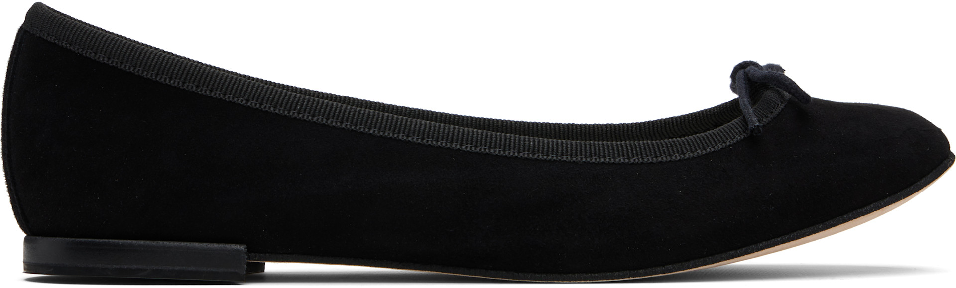 Repetto: Black Cendrillon Ballerina Flats | SSENSE Canada