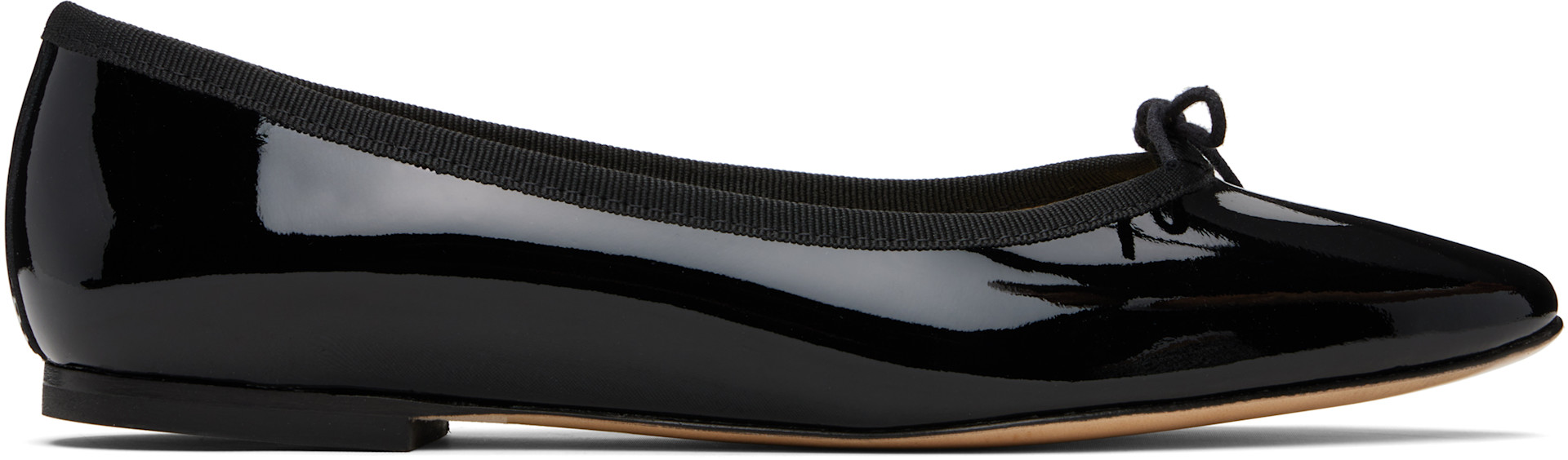 Repetto: Black Cendrillon Pointed-Toe Ballerina Flats | SSENSE