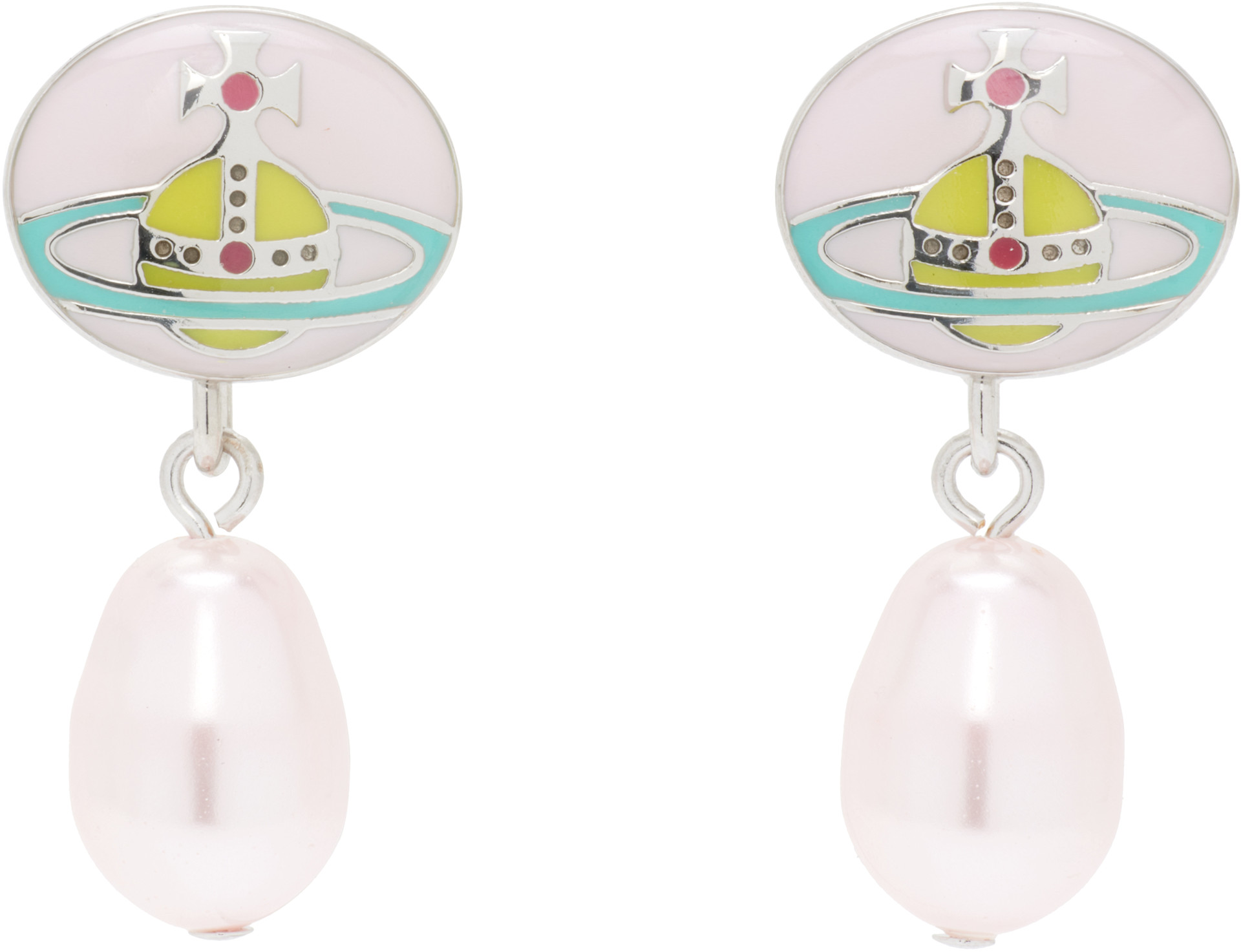 新品 ヴィヴィアン 2018/19 AW GIGLIOLA ENAMEL EARRINGS 【公式通販】