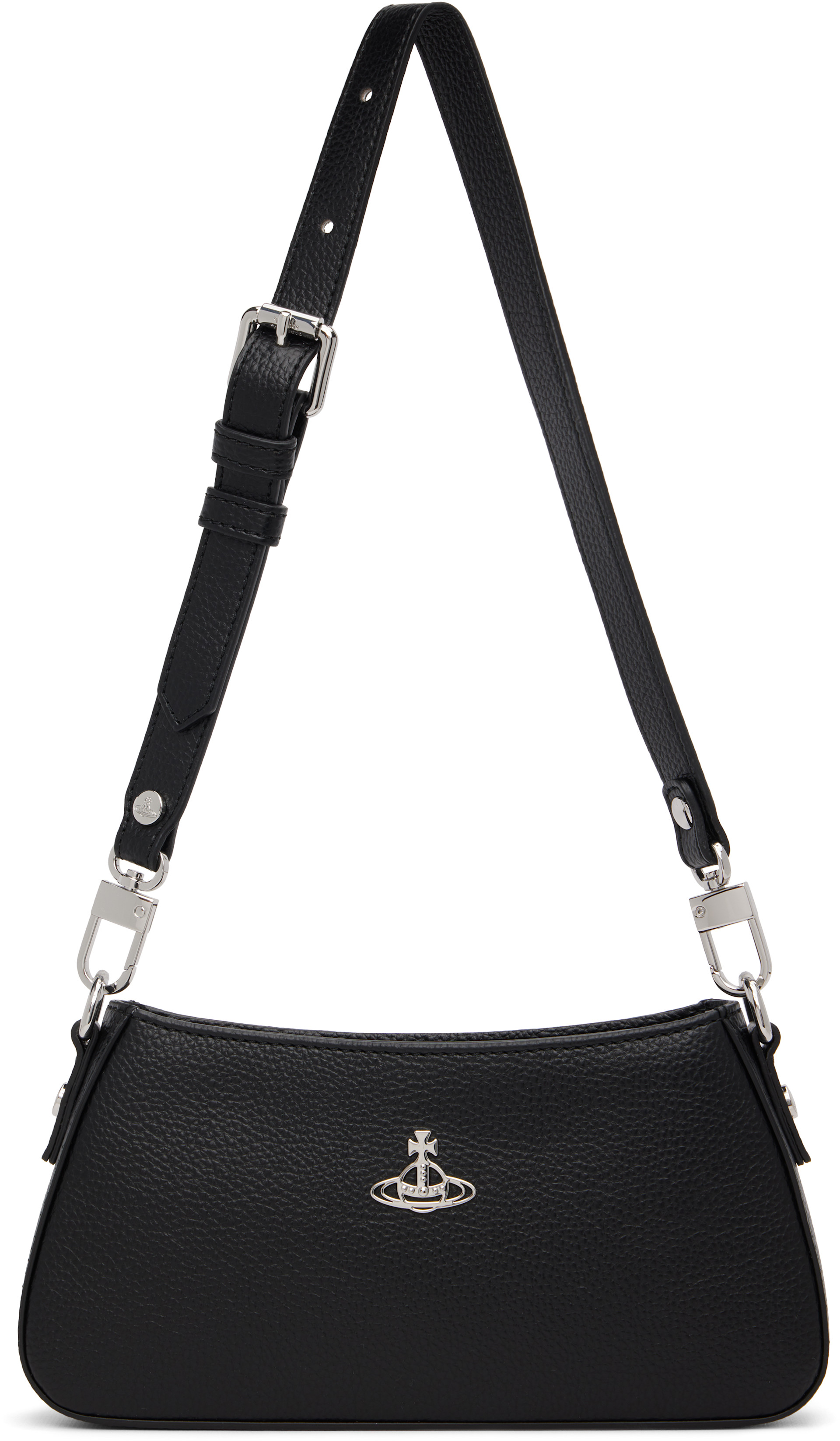 Vivienne Westwood: Black Tasha Shoulder Phone Bag | SSENSE