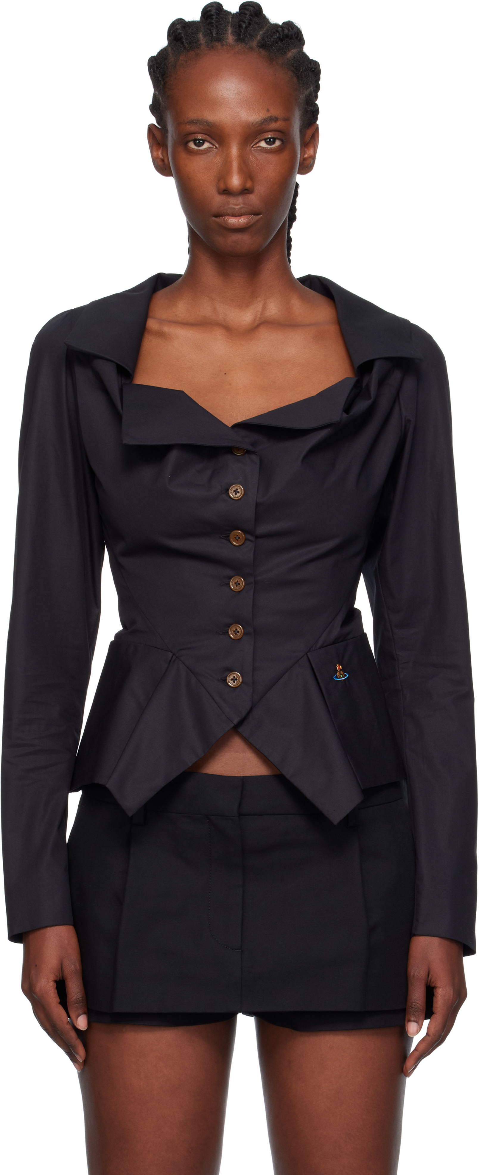 Vivienne Westwood: Black Monday Shirt | SSENSE