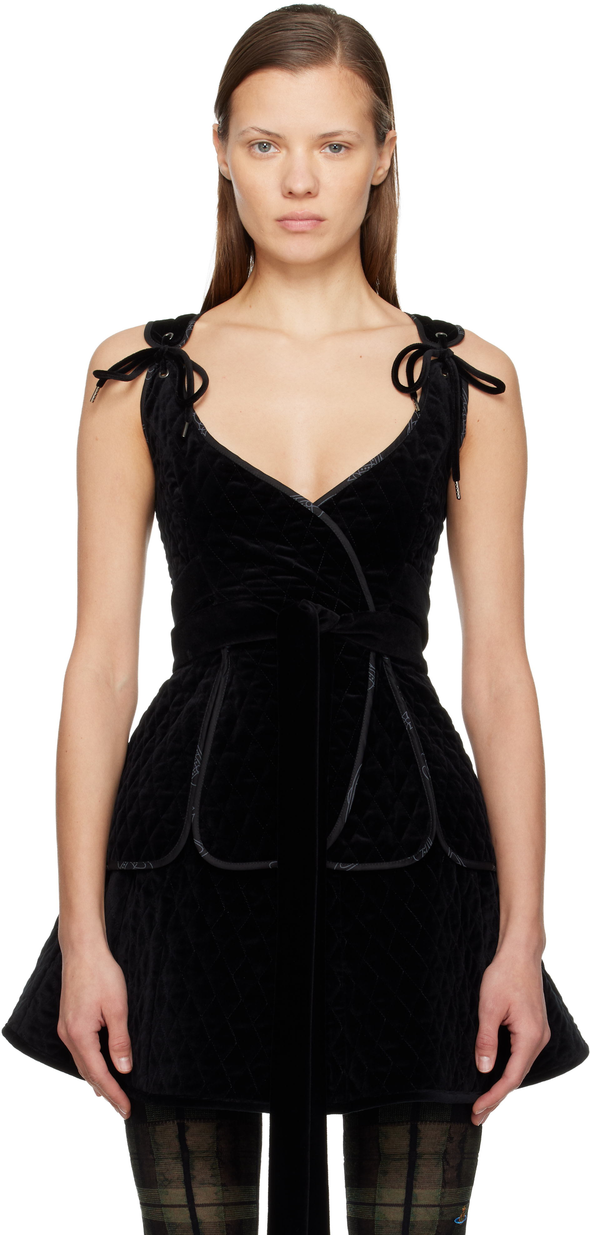 Vivienne Westwood: Black Roxy Top | SSENSE