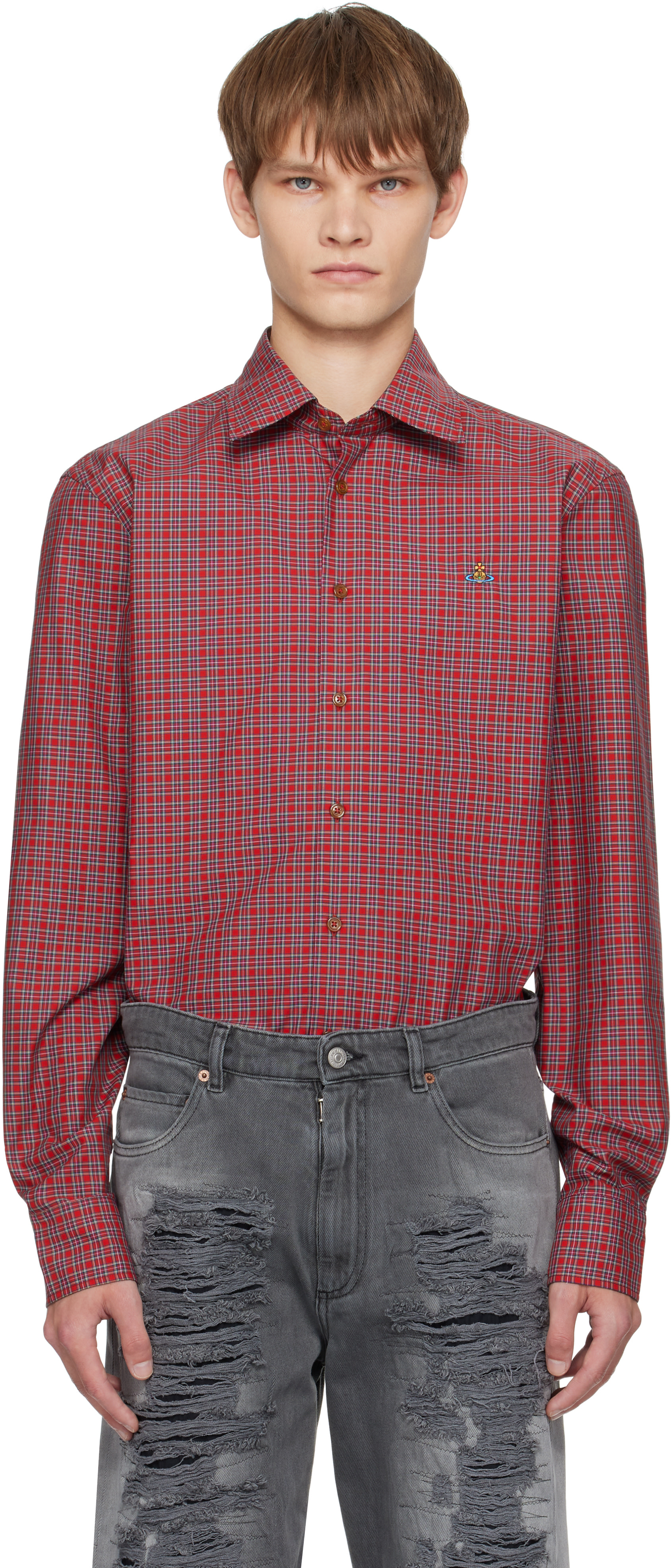 Vivienne Westwood: Red Ghost Shirt | SSENSE