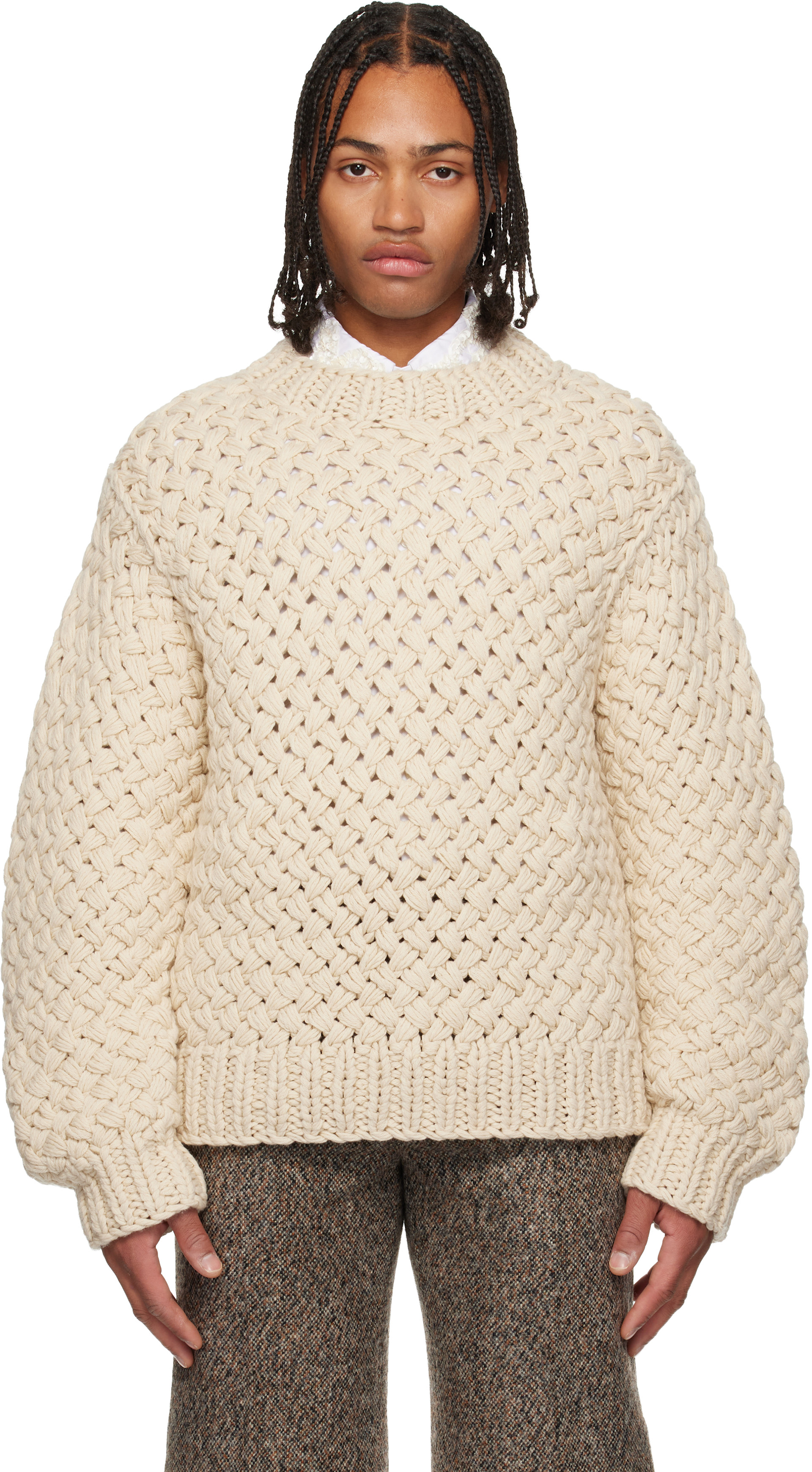DRIES VAN NOTEN ノースリカットソー　タンクトップ ベージュ DRIES VAN NOTEN（ドリス ヴァン ノッテン） ノースリーブ Tシャツ
