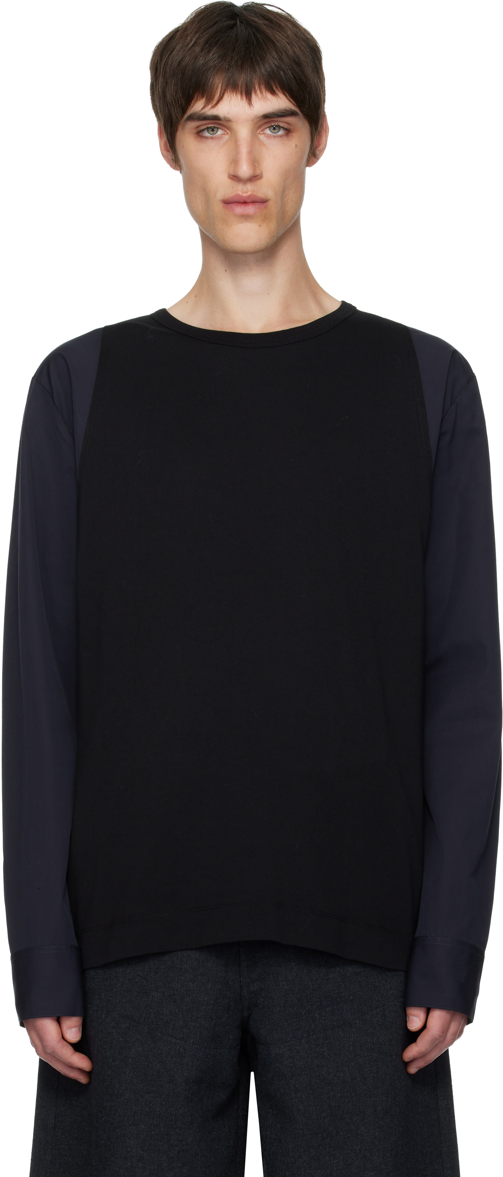 DRIES VAN NOTEN アシンメトリック長袖Tシャツ 楽天市場】DRIES VAN NOTEN ドリスヴァンノッテン 長袖 カットソー