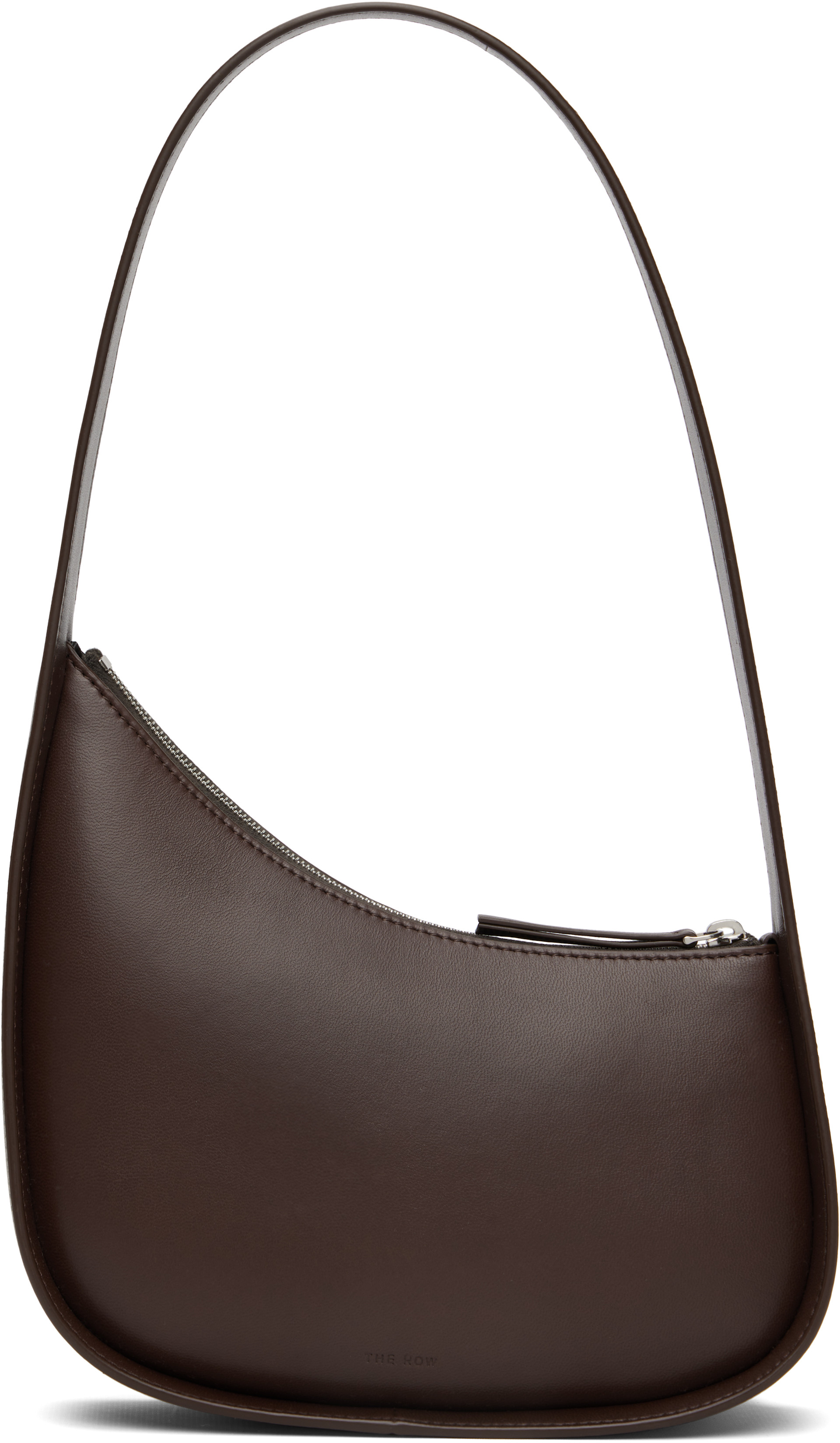 The Row: Brown Half Moon Bag | SSENSE