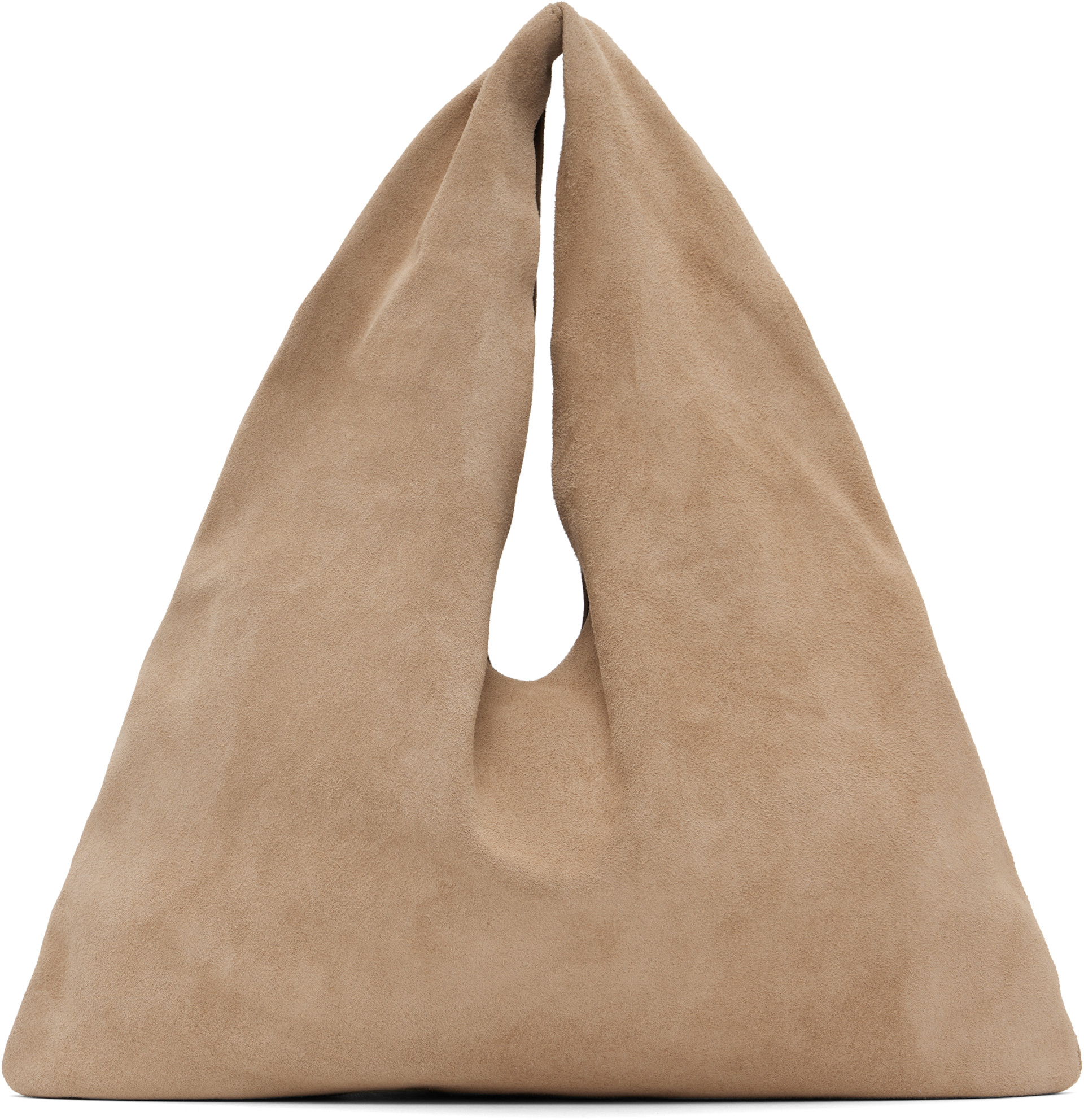 The Row: ベージュ スモール Bindle トートバッグ | SSENSE 日本 The Row: ベージュ スモール Bindle トートバッグ | SSENSE 日本