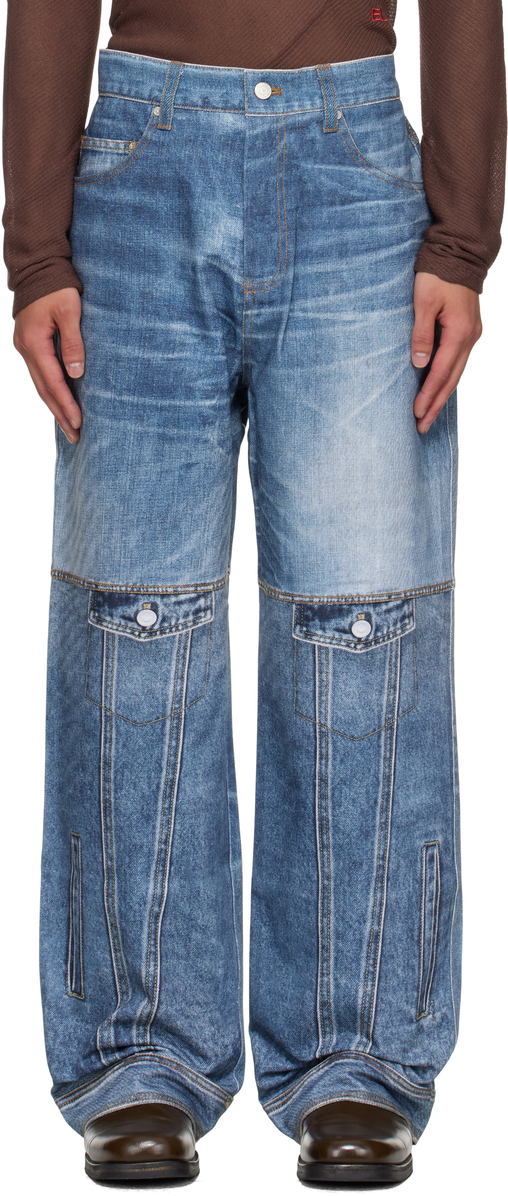 ANDERSON BELL denim printed cargo デニム　28 Anderson Bell Jeans - Women's L – Fashionably Yours