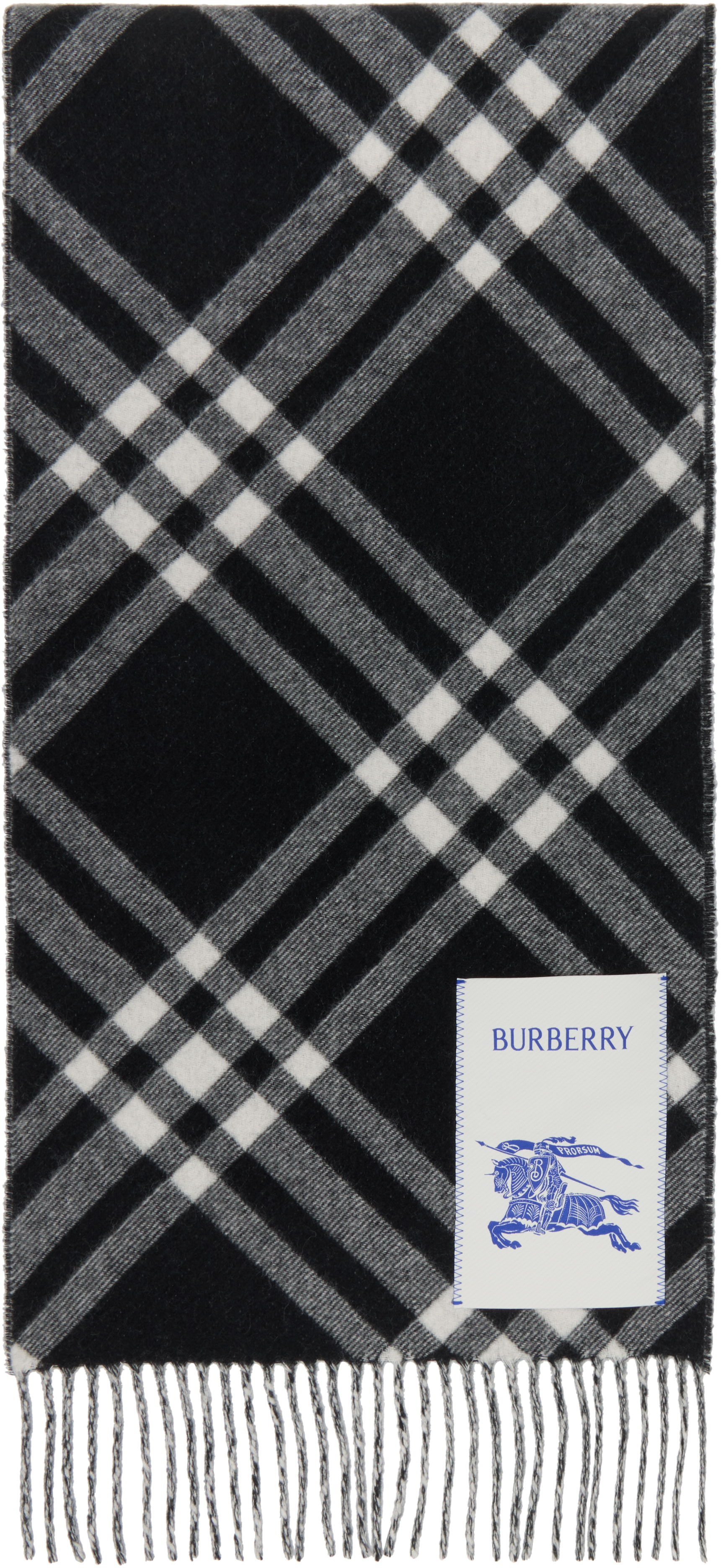 BURBERRY マフラー ブラック/ホワイト 252376M150003_1.jpg
