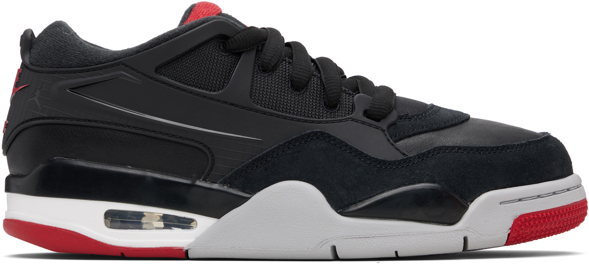 Nike Jordan: Black & Red Air Jordan 4 RM Sneakers | SSENSE