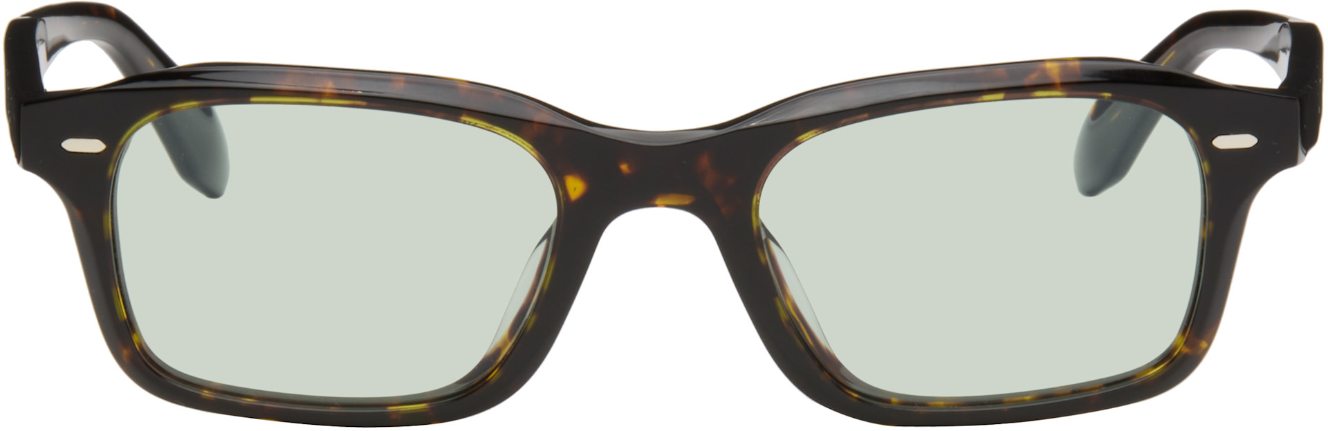 Oliver Peoples: Brown N.08 Sunglasses | SSENSE