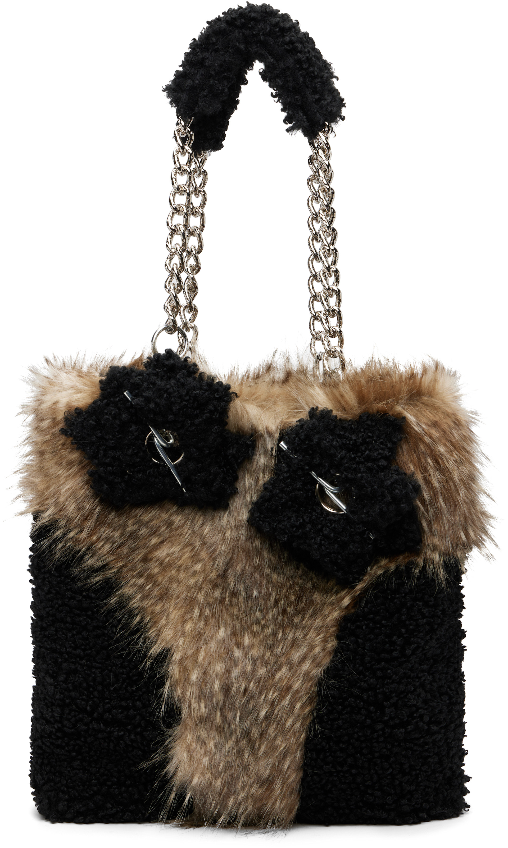 Chopova Lowena: Multicolor Fleece Tote | SSENSE