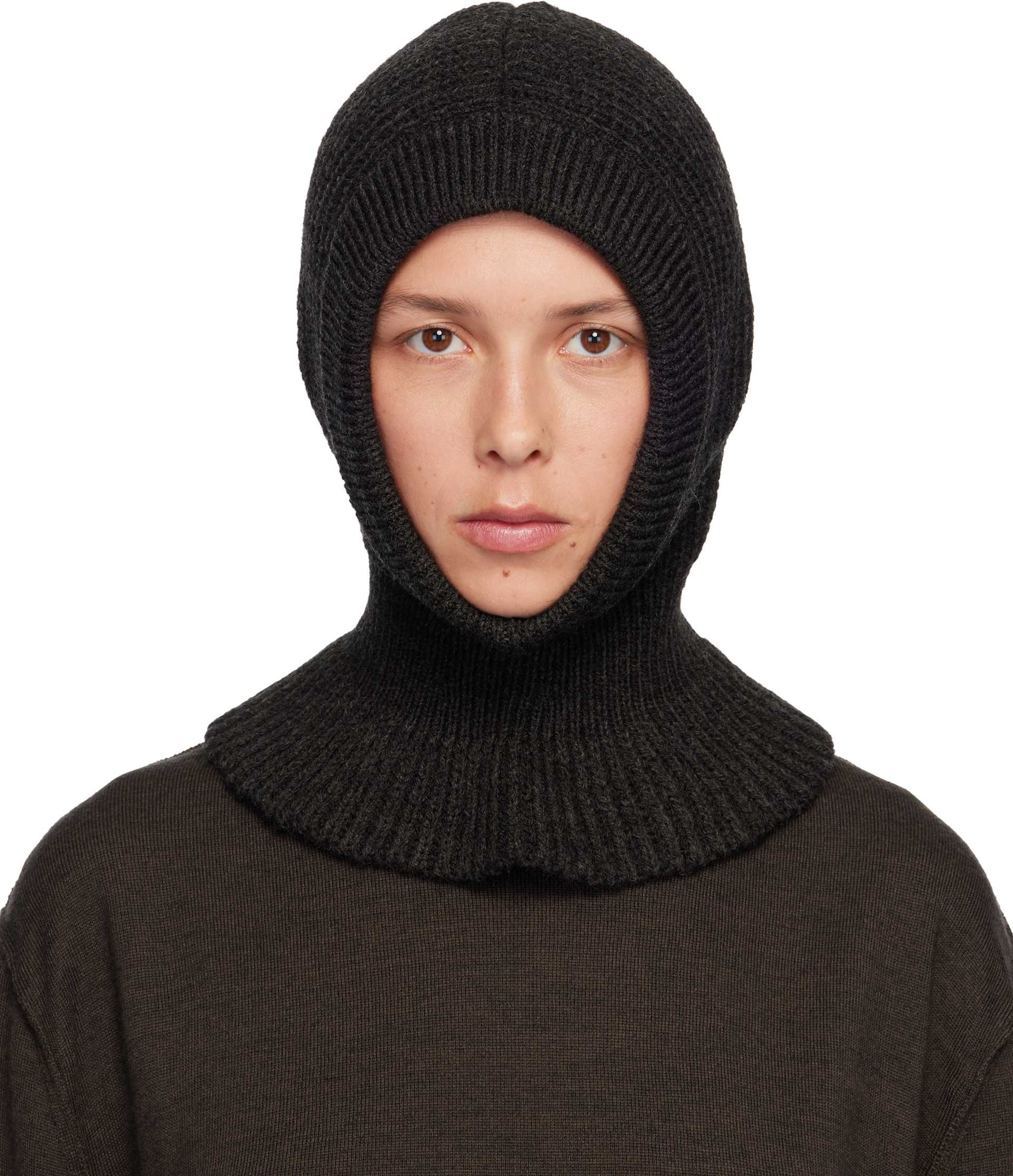 LEMAIRE: Brown Hood Beanie | SSENSE
