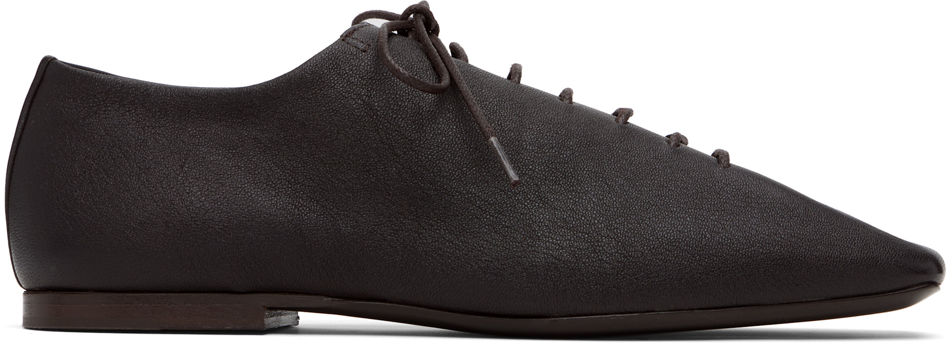 LEMAIRE: Brown Souris Flat Classic Derbys | SSENSE Canada