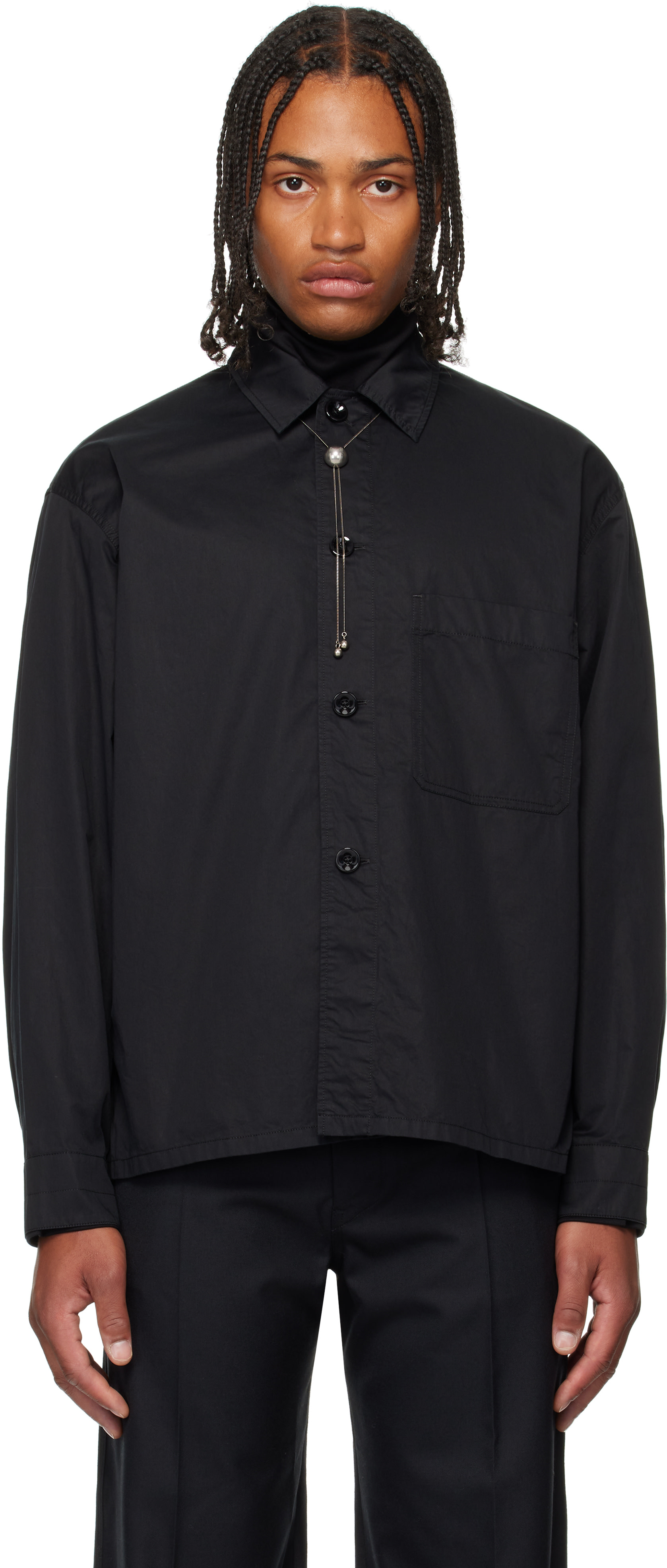 LEMAIRE ポロシャツ メンズ ブラック サイズM Lemaire Polo shirt men - Black | TO1225LK116 | GIGLIO.COM