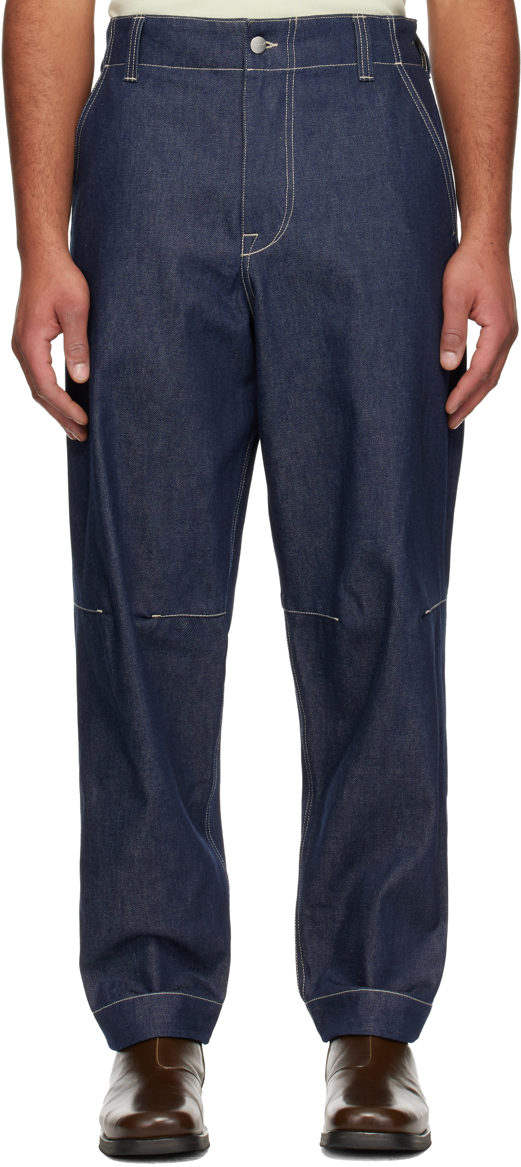 Toogood: Blue 'The Engineer' Jeans | SSENSE