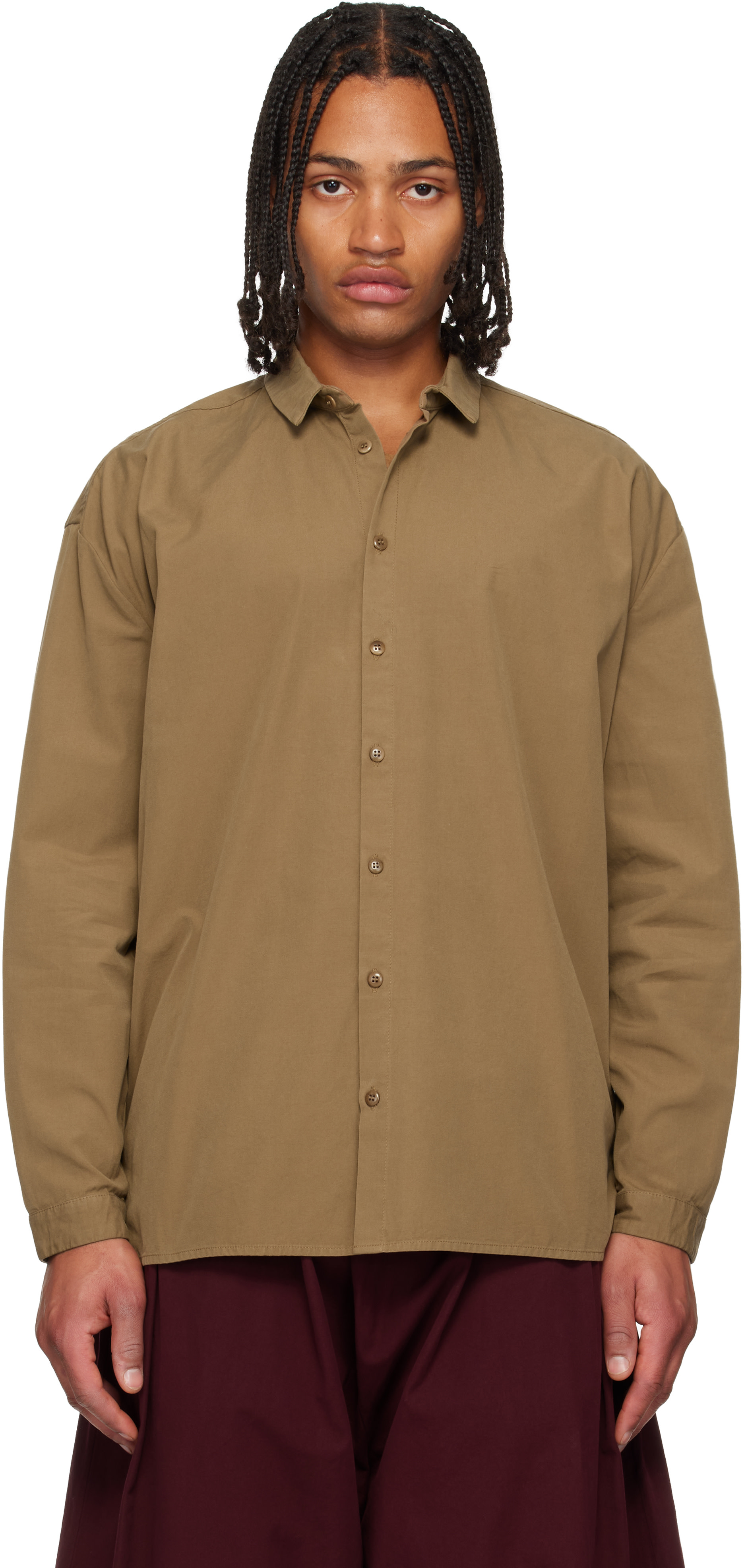 toogood THE DRAUGHTSMAN SHIRT 長袖シャツ Toogood: Beige 'The Draughtsman' Shirt | SSENSE United Kingdom