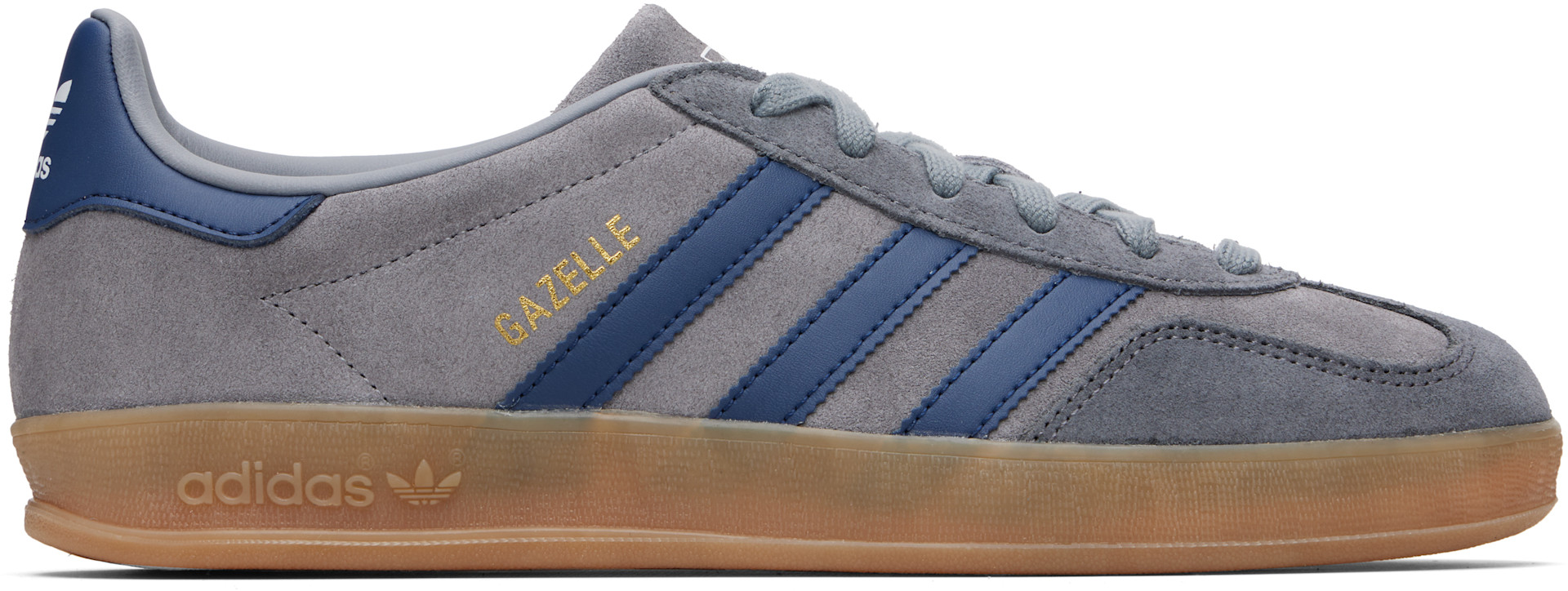 Gray Gazelle Indoor Sneakers by adidas Originals on Sale Gray Gazelle Indoor Sneakers by adidas Originals on Sale