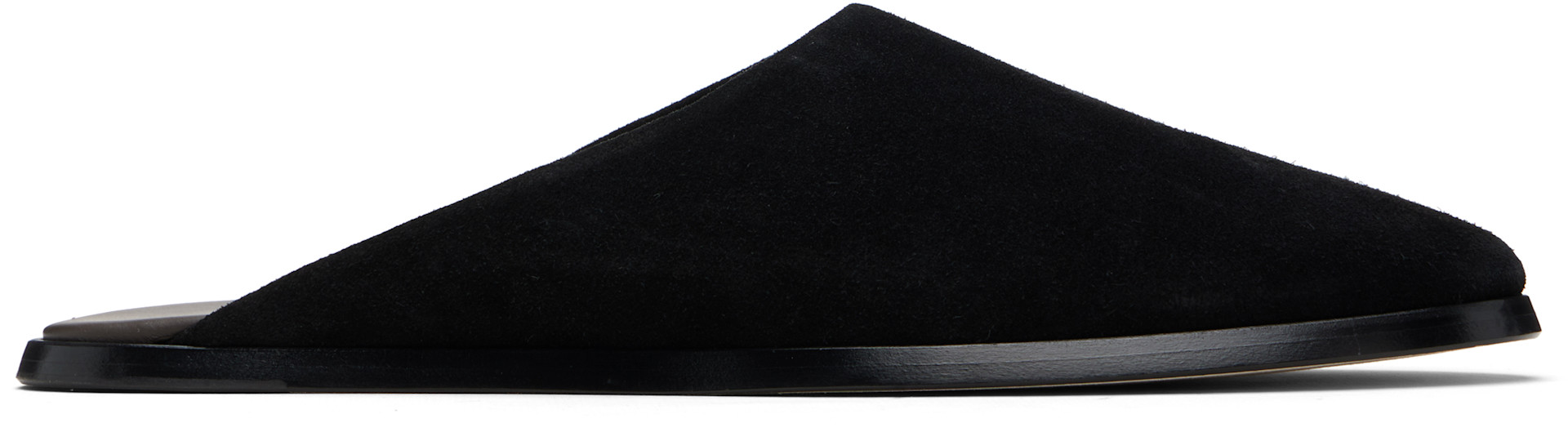 Fear of God: Brown Suede Slides | SSENSE
