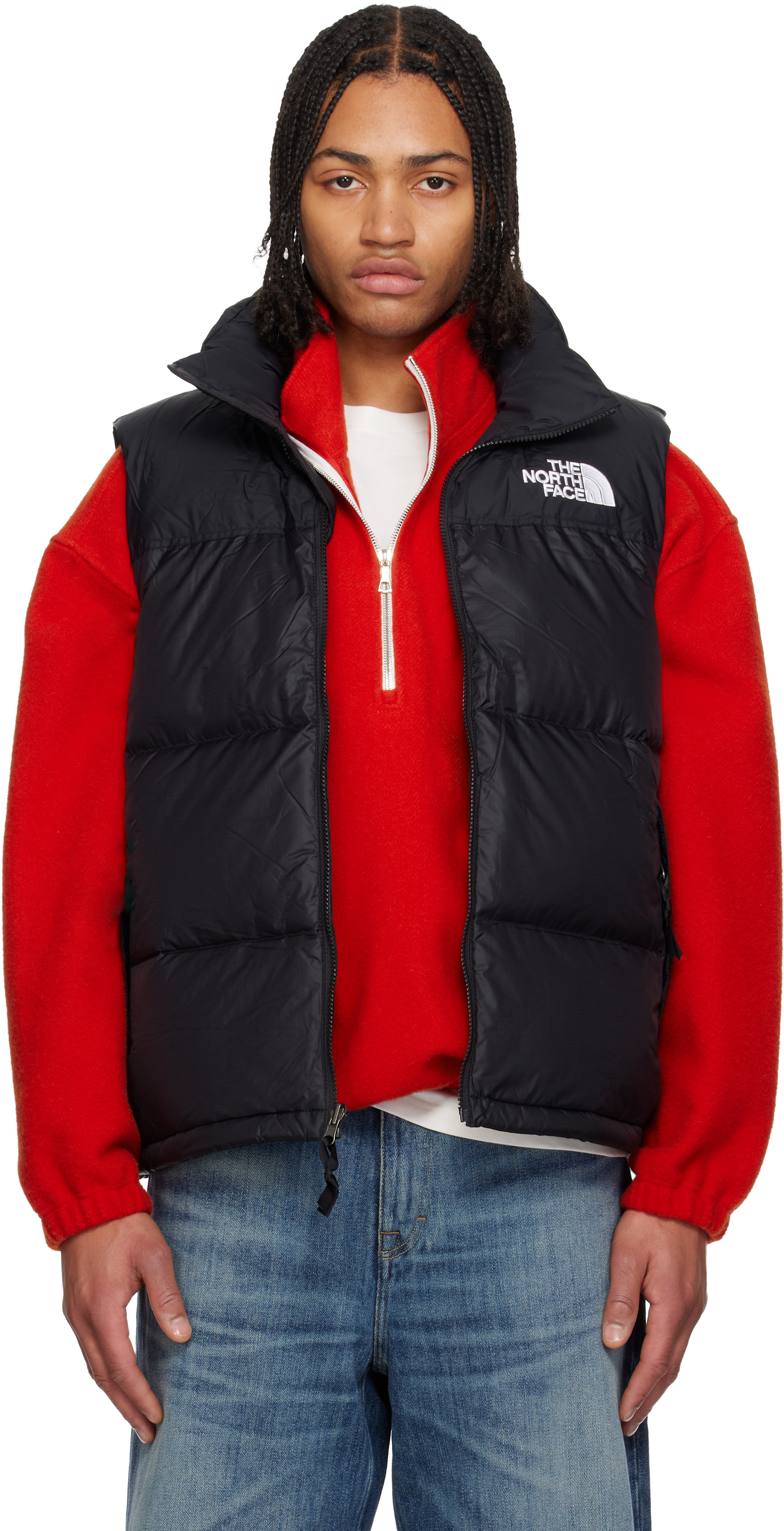 The North Face: Black 1996 Retro Nuptse Down Vest | SSENSE