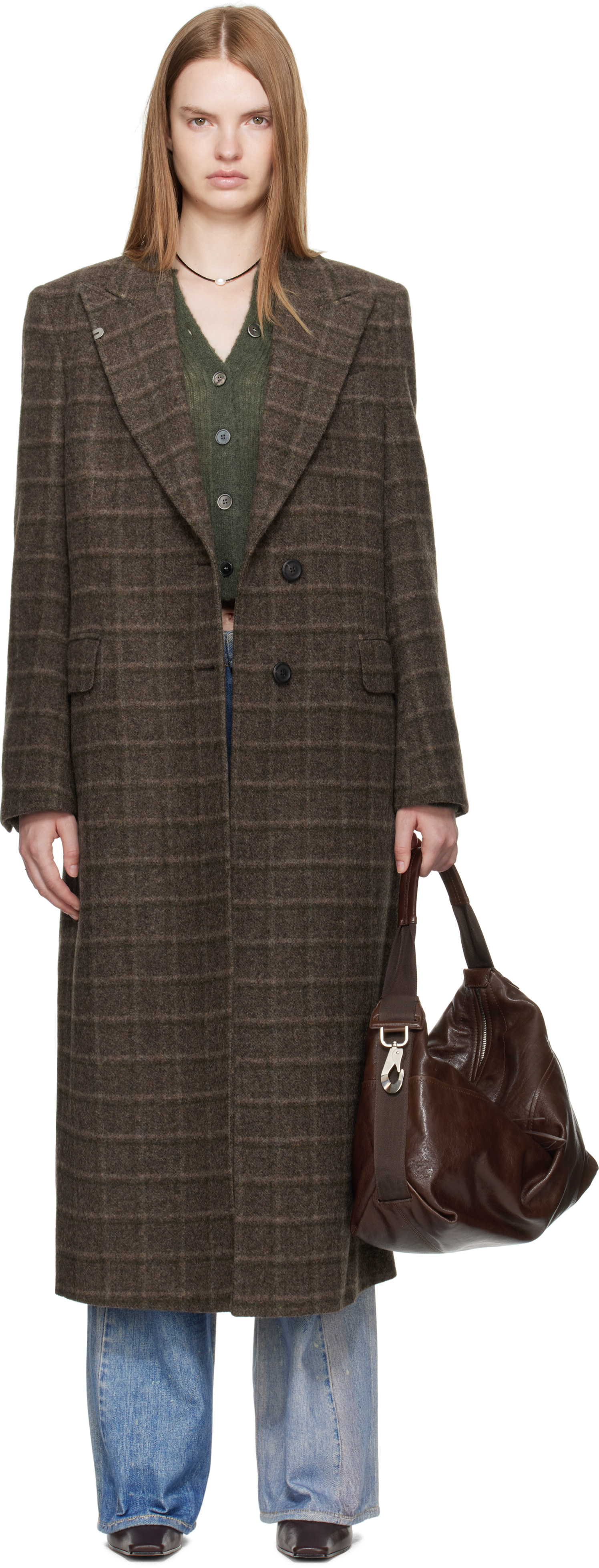 OUR LEGACY: Brown Manta Coat | SSENSE