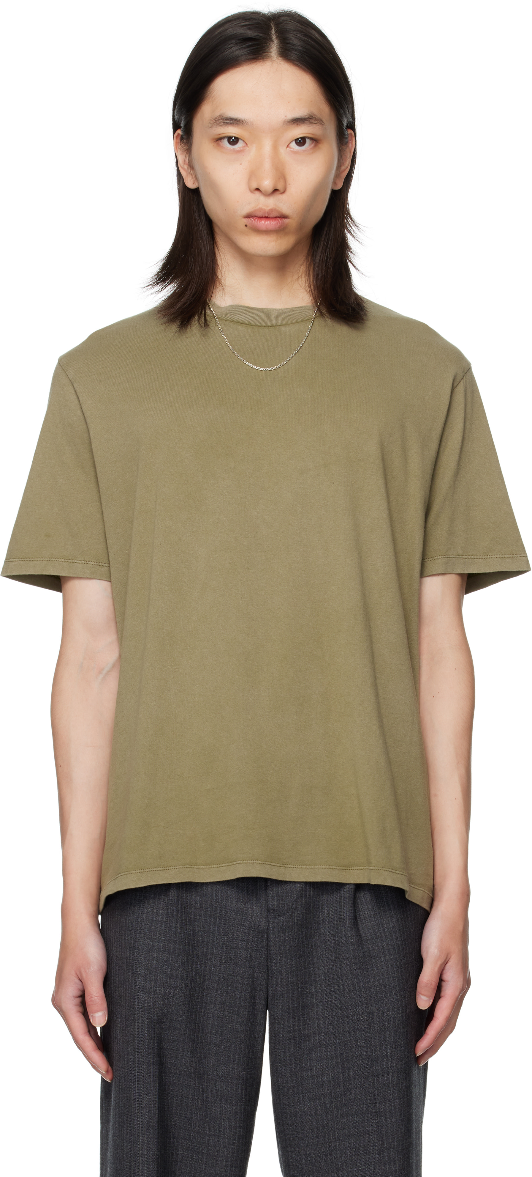 OUR LEGACY: Khaki Box T-shirt | SSENSE