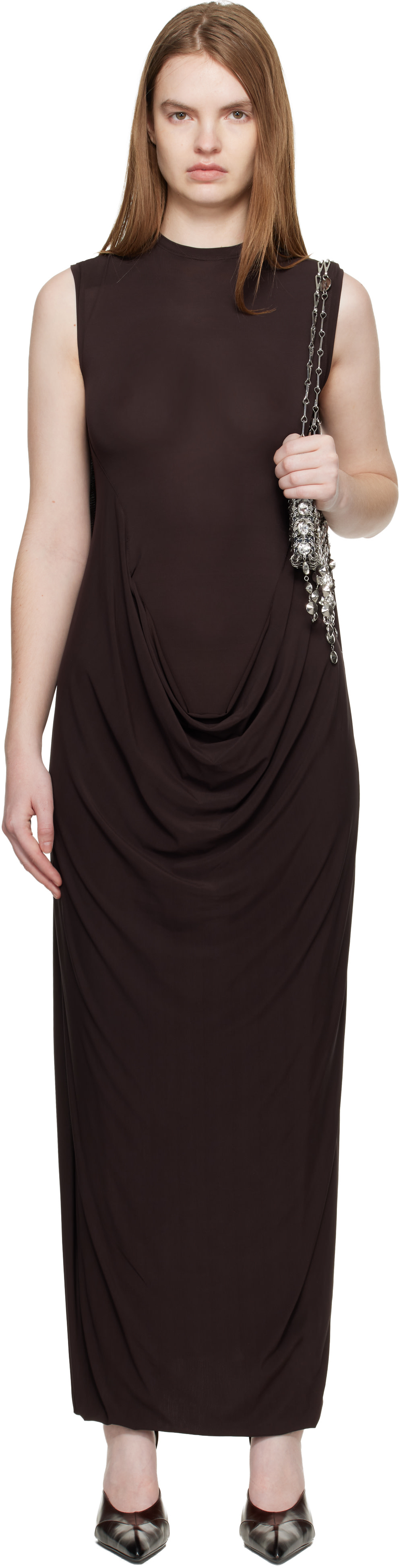 knee length dresses for ladies Disturbia | Spectre Layered Midi Shirt Dress main image 0