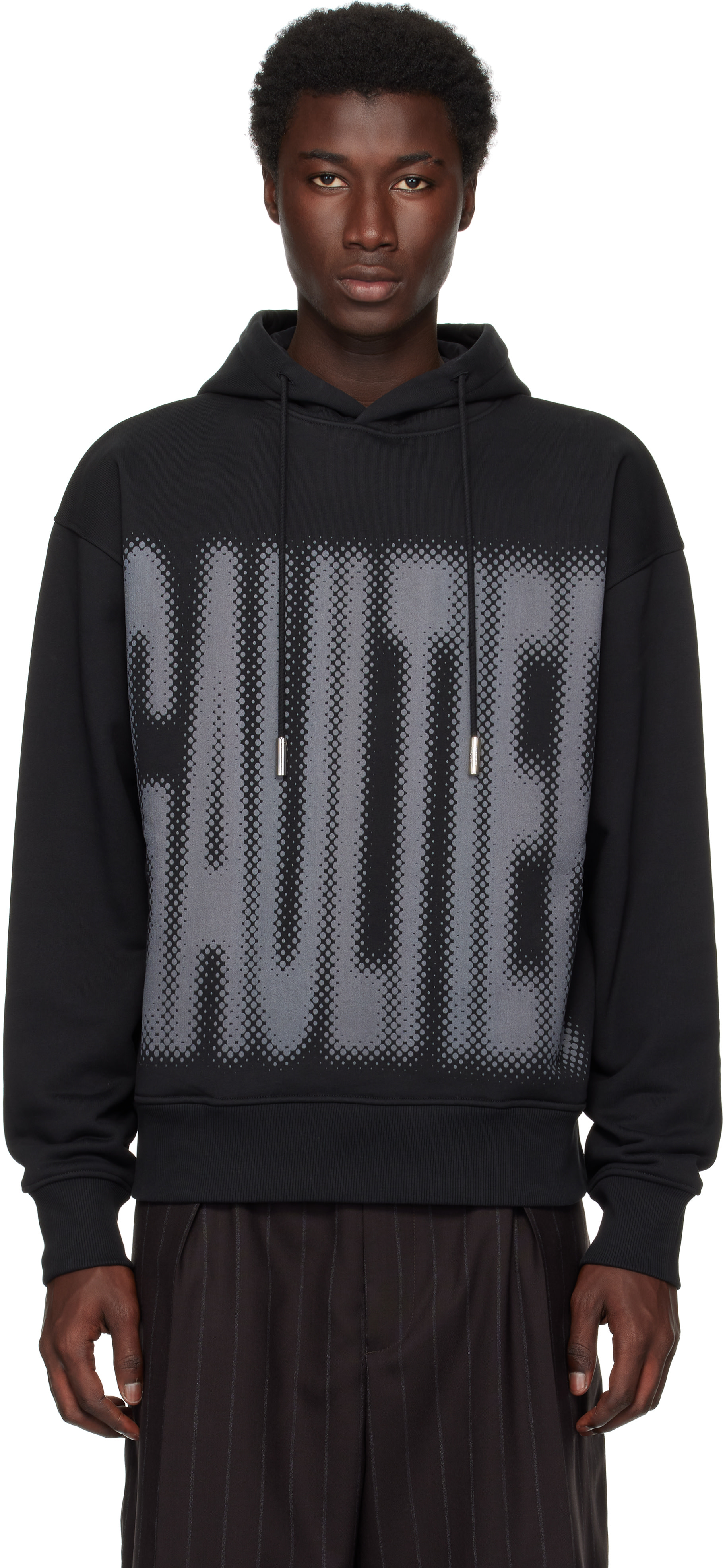 Jean Paul Gaultier: ブラック 'The Gaultier' フーディ | SSENSE 日本