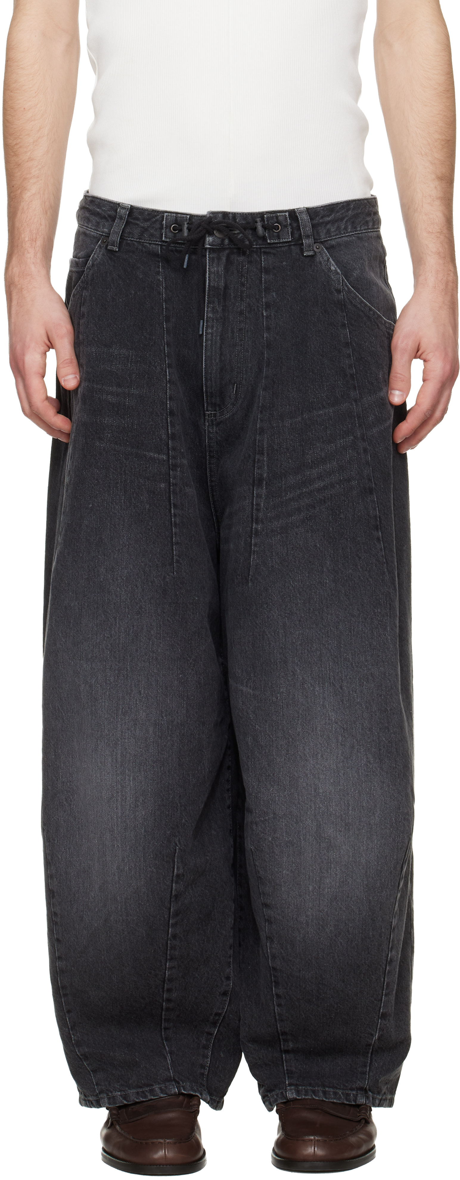 NEEDLES: Black H.D. Jeans | SSENSE