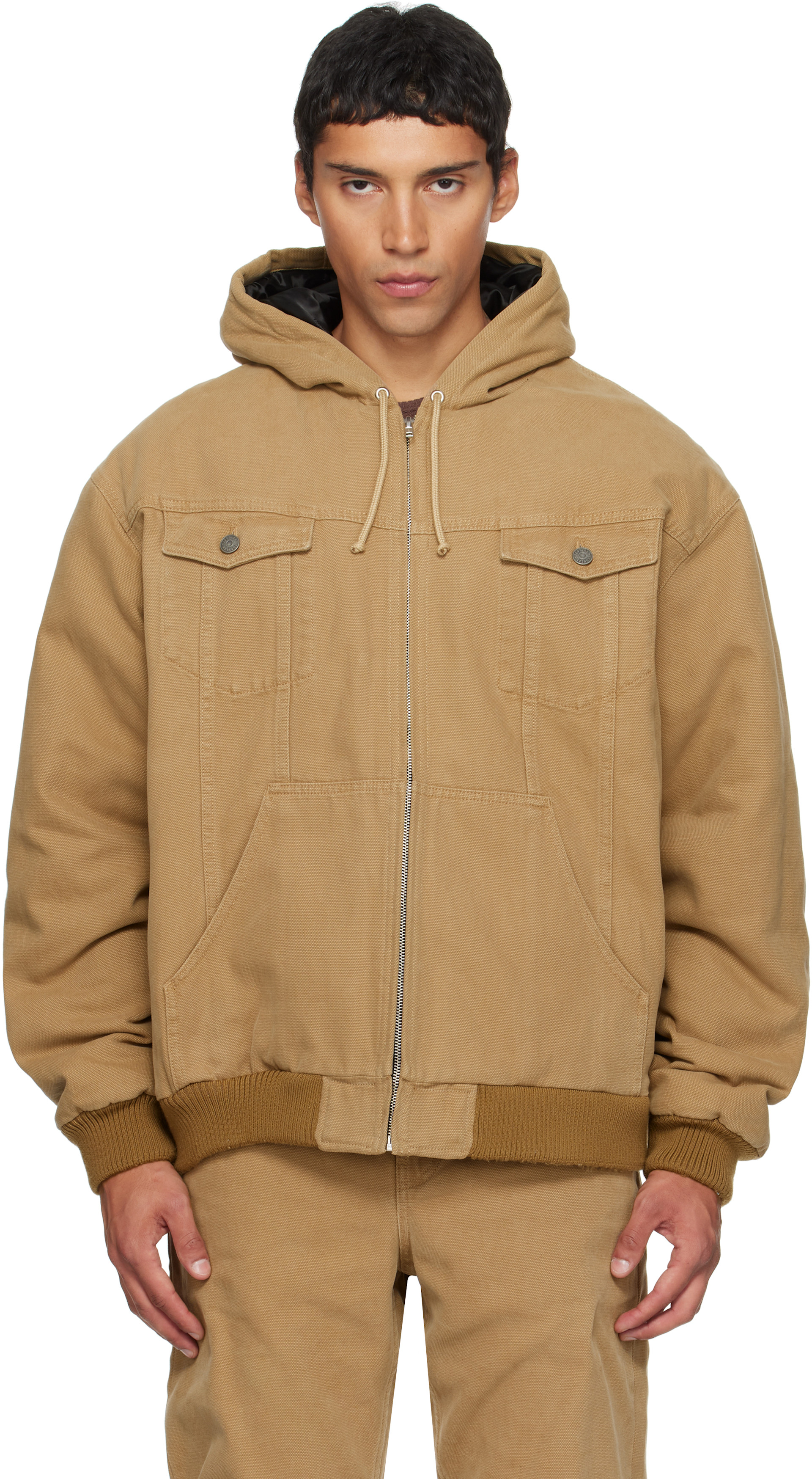 Beige Oversized Jacket