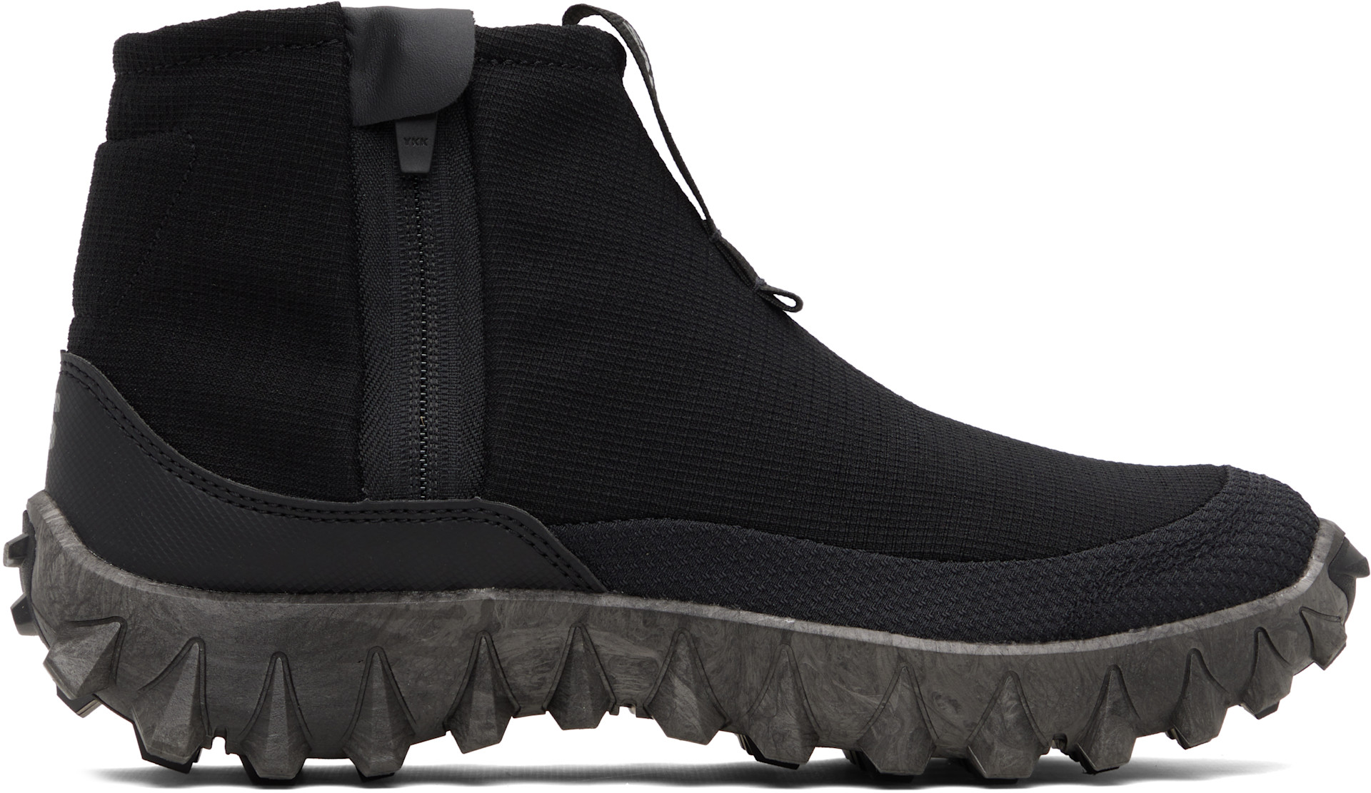 Salomon: Black Snowclog Mid High Top Sneakers | SSENSE