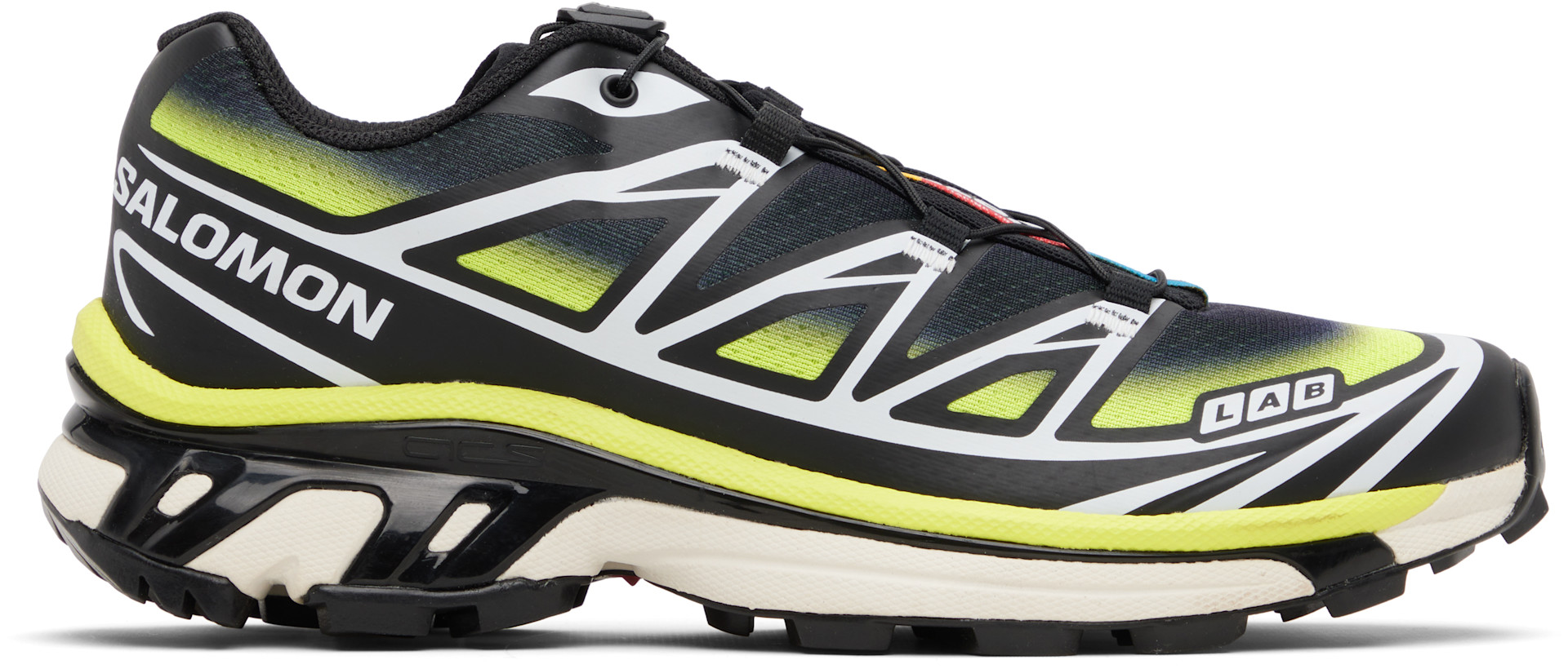 Salomon: Black & Green XT-6 Skyline Sneakers | SSENSE