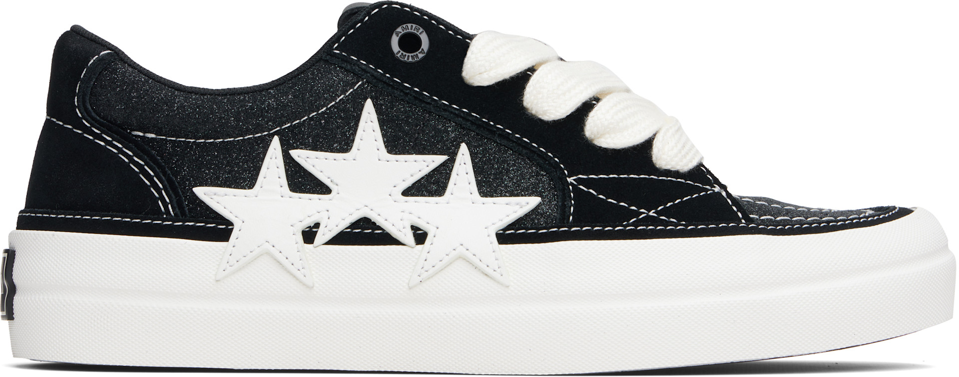 AMIRI SUNSET SNEAKER 42 アミリ スニーカー AMIRI: Black Sunset Sneakers | SSENSE