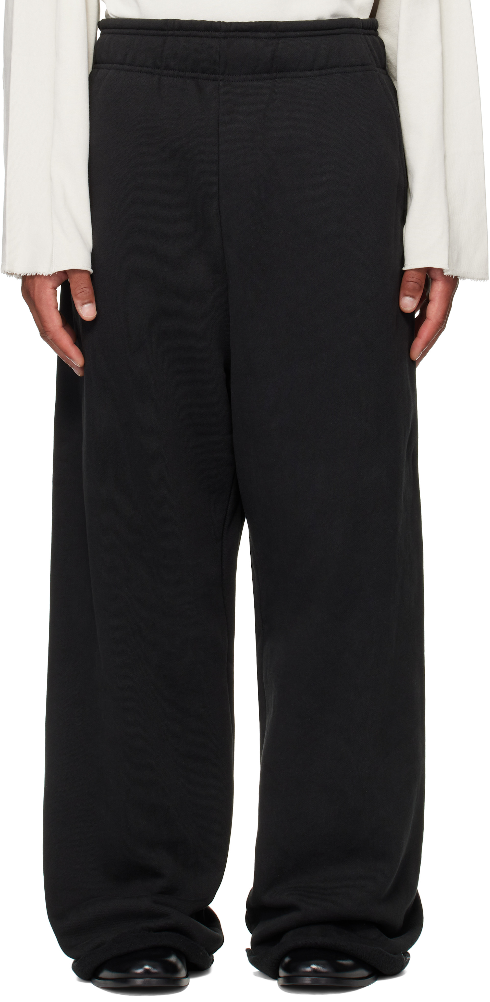 Entire Studios: Black Full Sweatpants | SSENSE Germany