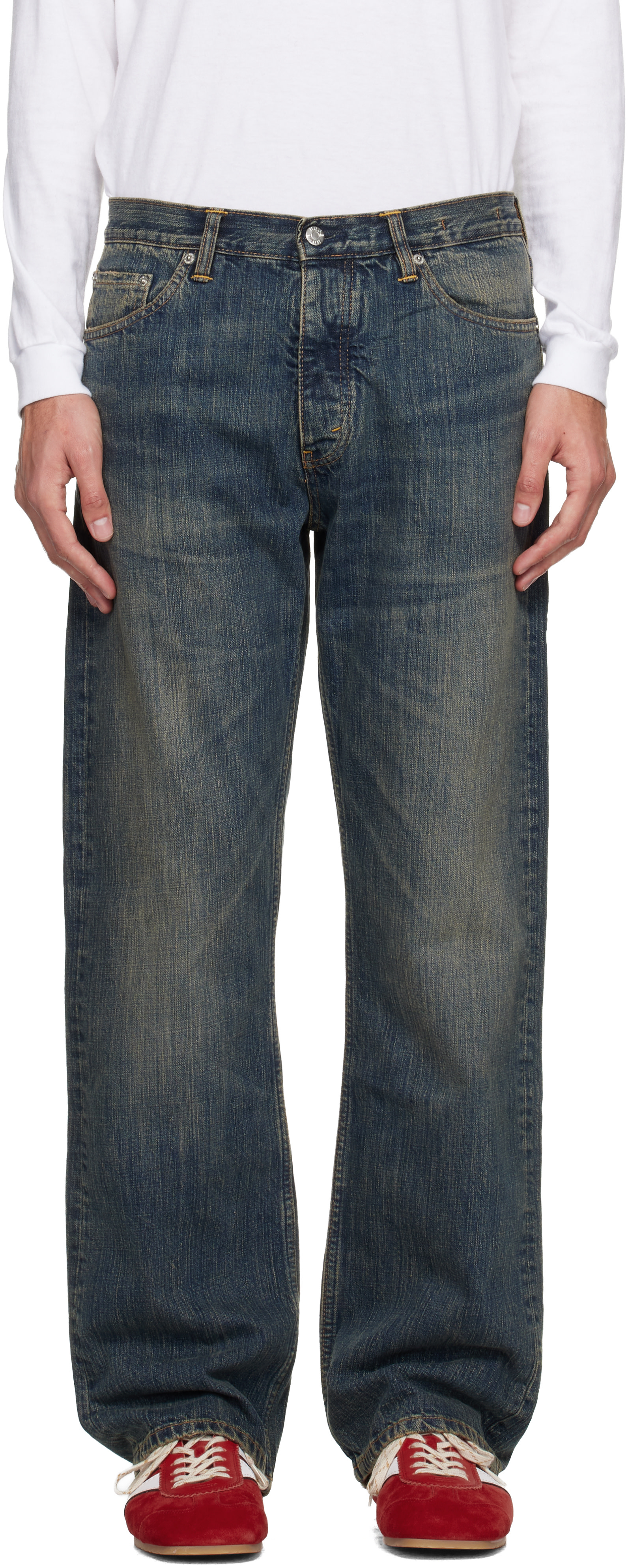 メンズ Hope Relaxed Bootcut Jeans
