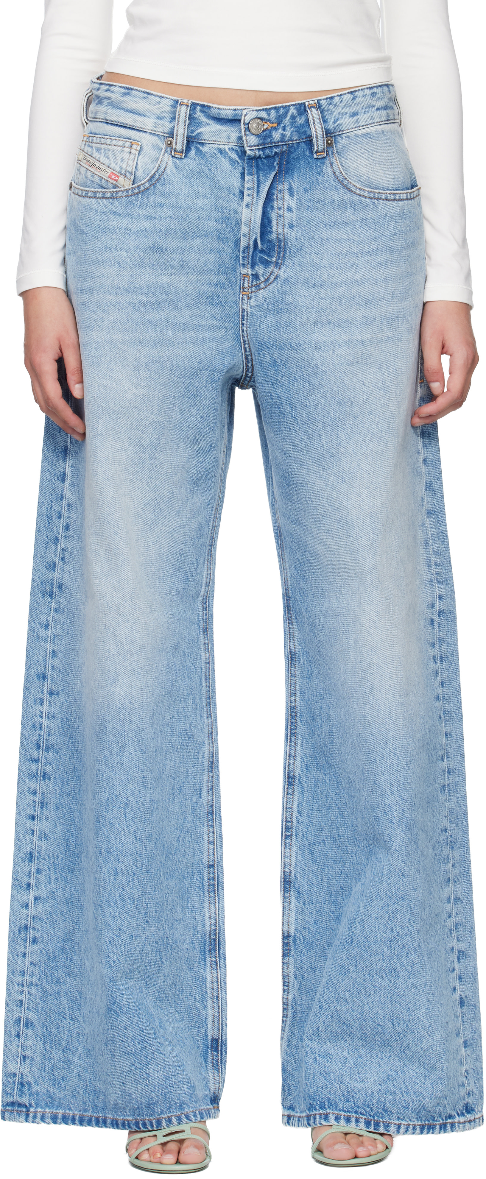 Diesel: Blue Relaxed 1996 D-Sire Jeans | SSENSE