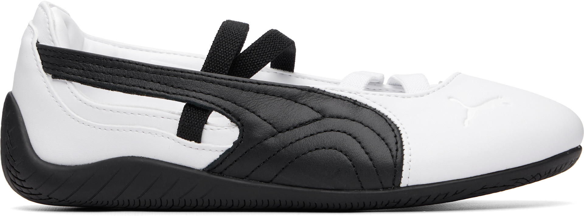 PUMA: White Speedcat Ballet Sneakers | SSENSE