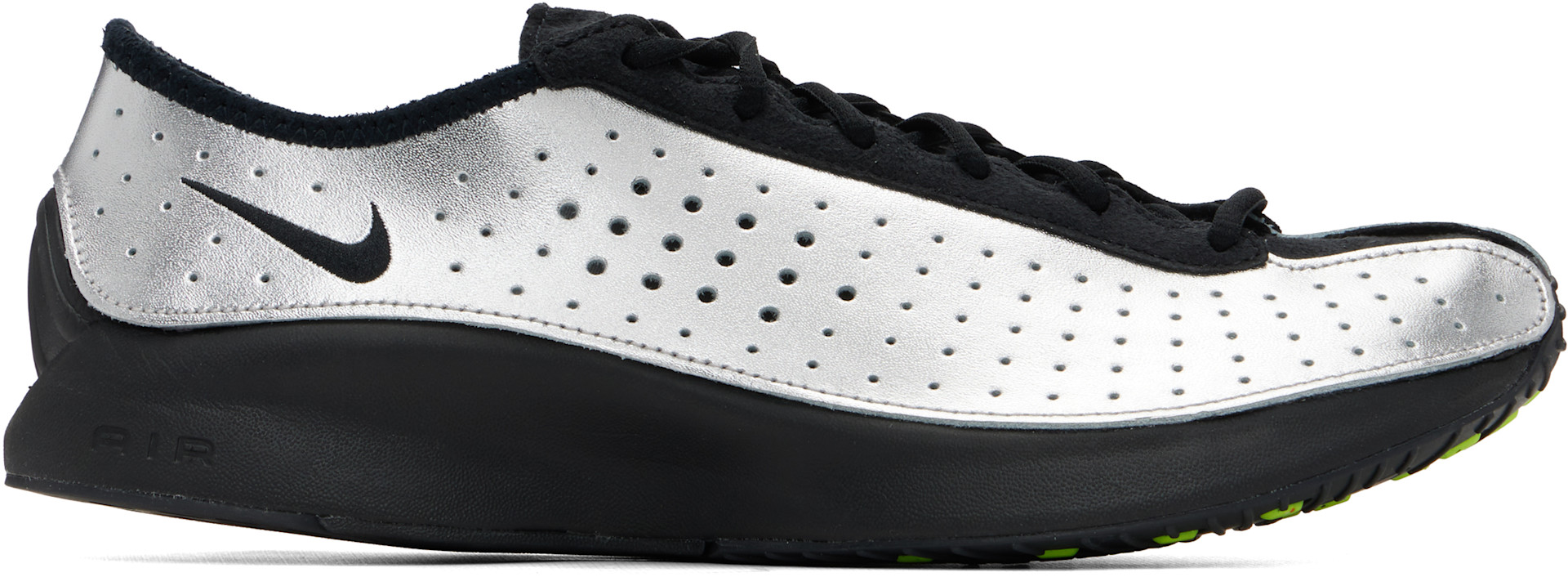 靴 Nike Air Superfly llic SilverBlack Nike: Silver & Black Air Superfly Sneakers | SSENSE