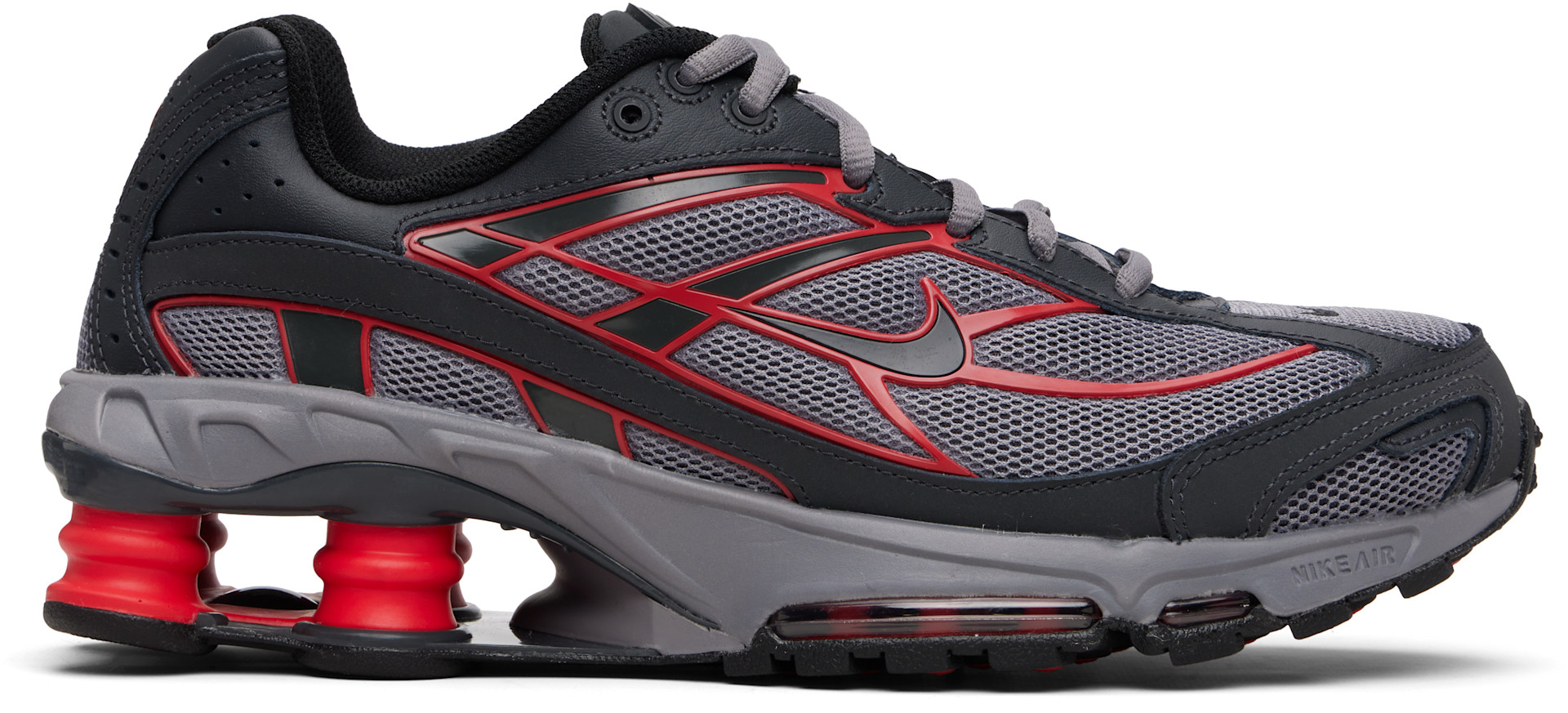 Nike: グレー＆レッド Nike Shox Ride 2 スニーカー | SSENSE 日本