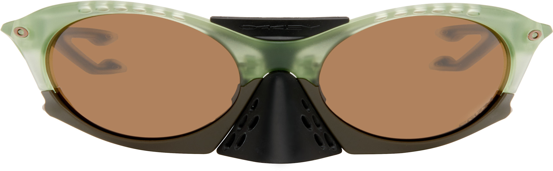 Oakley: グリーン＆カーキ Plantaris サングラス | SSENSE 日本