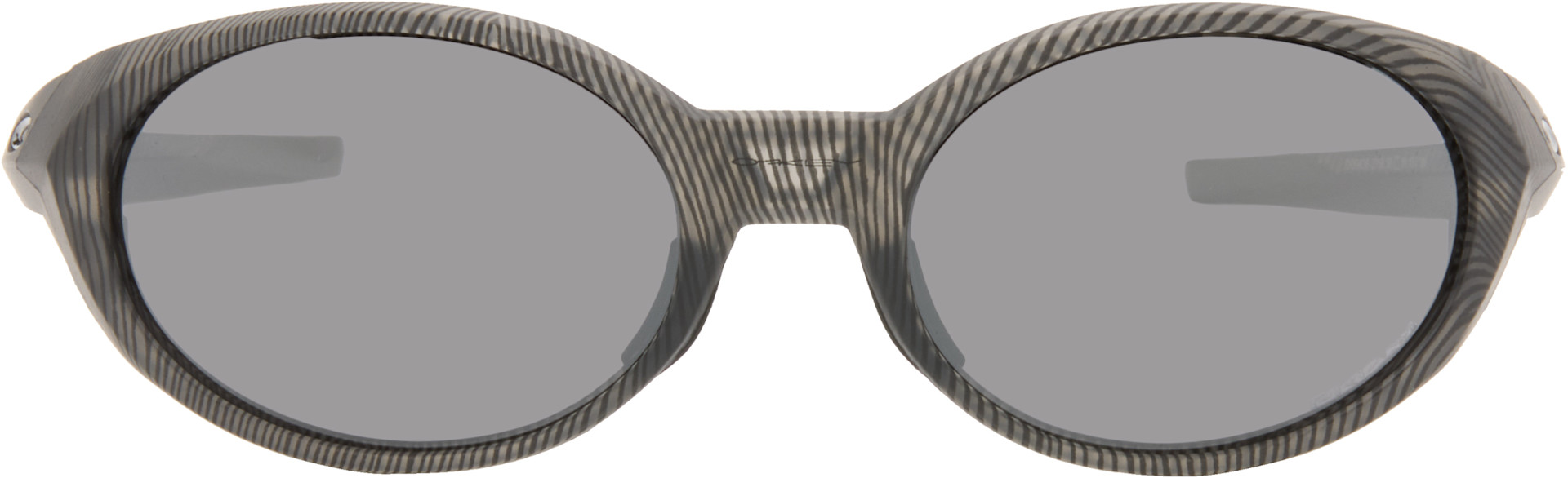 美品 オークリー アイジャケット グレー ミラーレンズ USA y2k Oakley: グレー Eye Jacket Redux サングラス | SSENSE 日本
