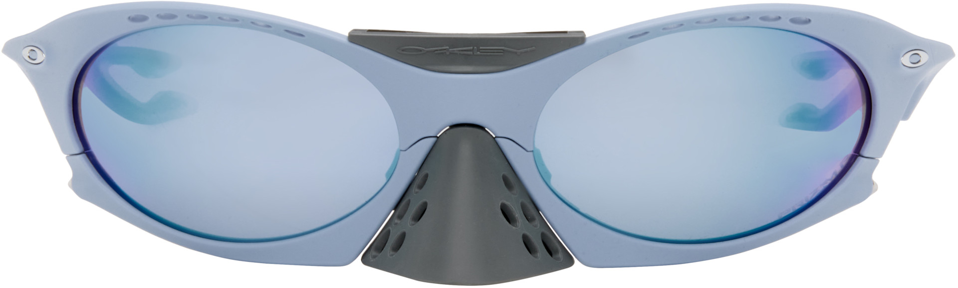Oakley: Blue Plantaris Sunglasses | SSENSE