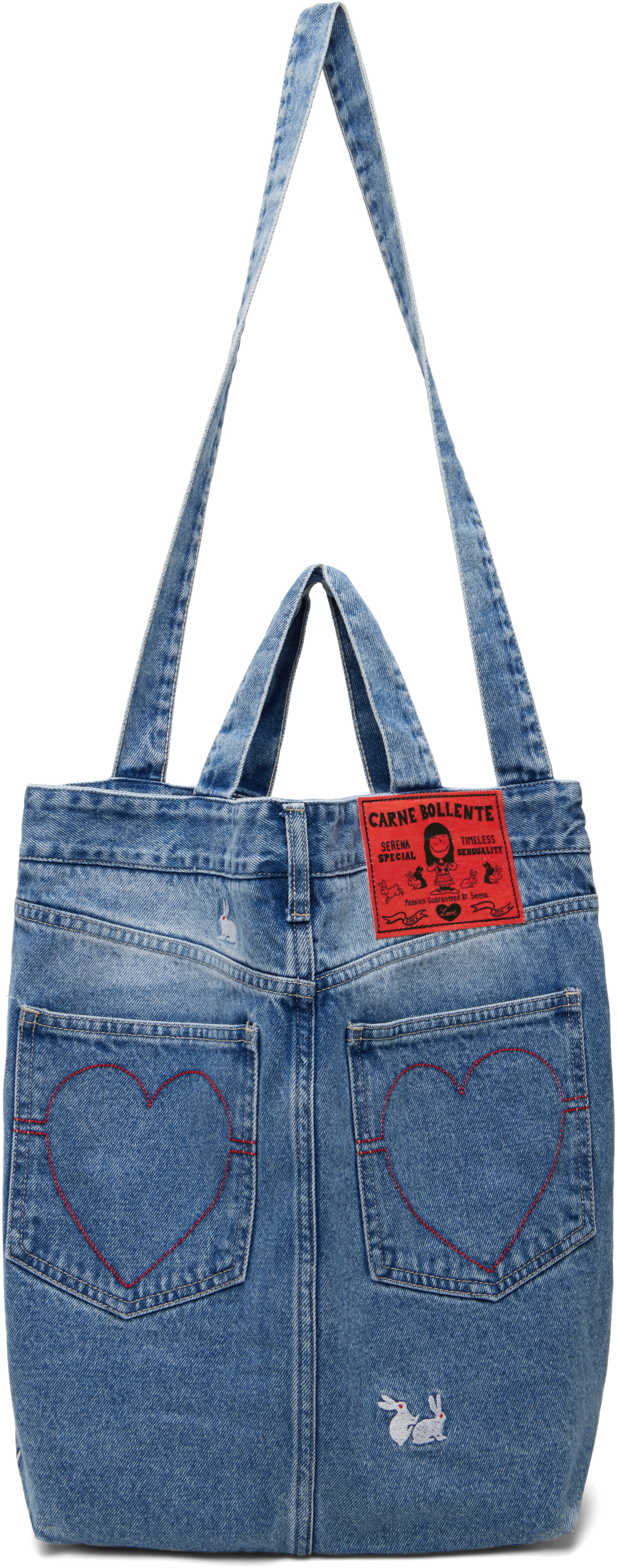 Carne Bollente: ブルー Daisy Duke Delights トートバッグ | SSENSE 日本