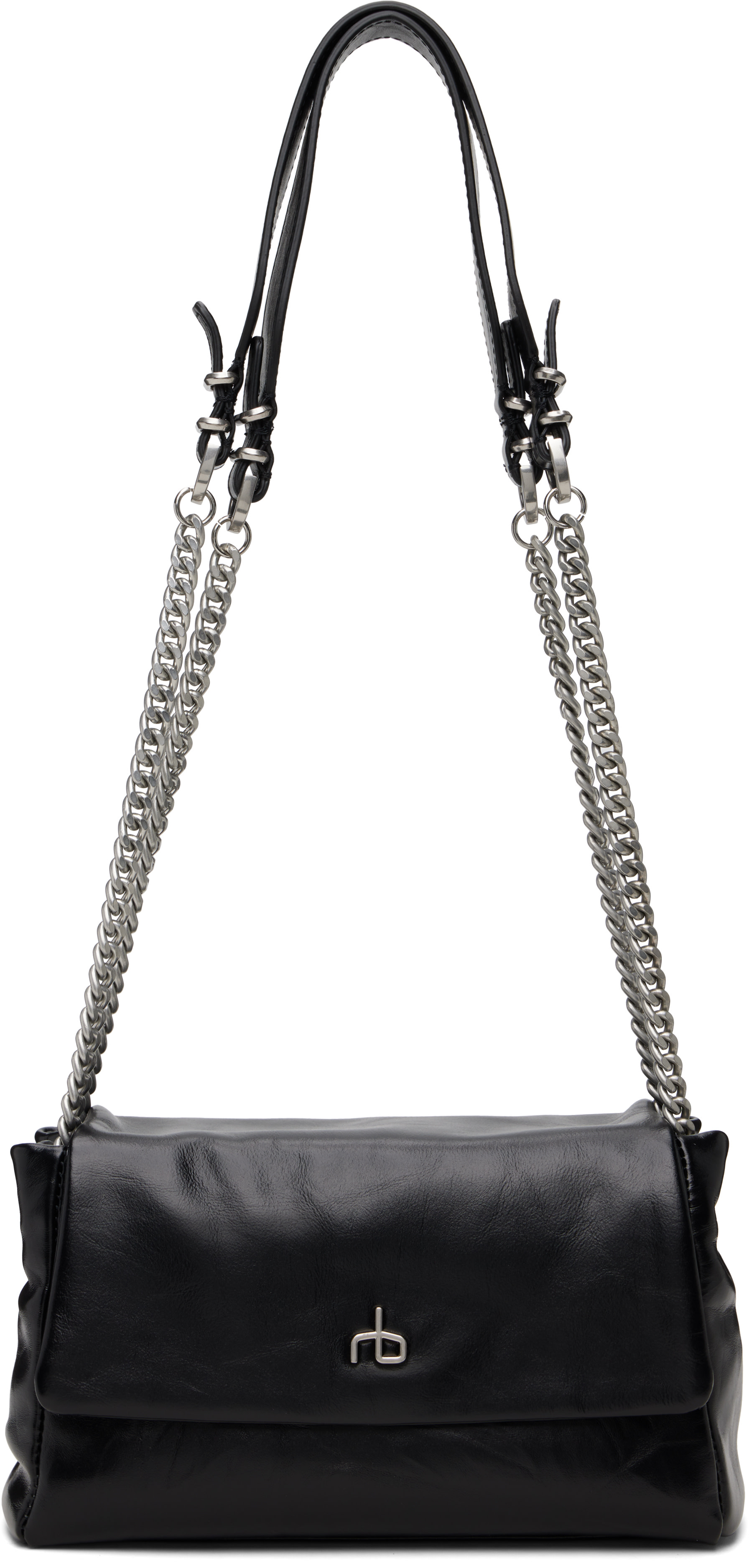 バッグ Salon de Chelsea rag & bone: Black Chelsea Small Flap Bag | SSENSE Canada